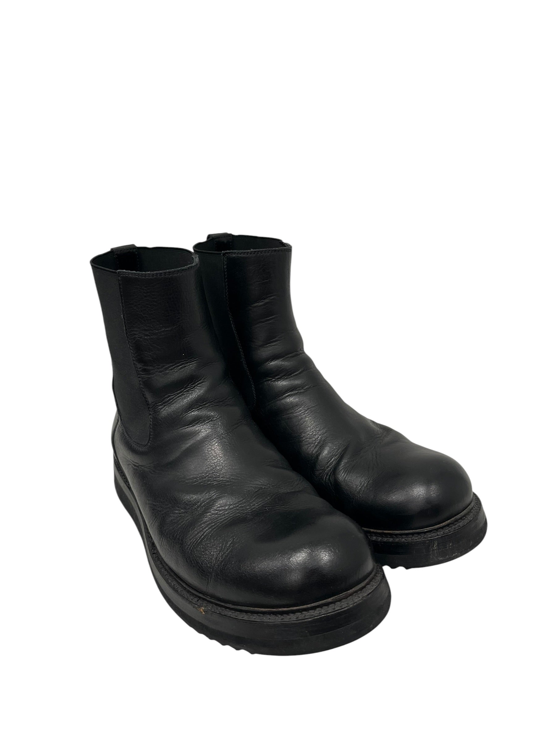 RICK OWENS DRKSHDW/Boots/EU 44/Leather/BLK/CREEPER BOOTS view 1