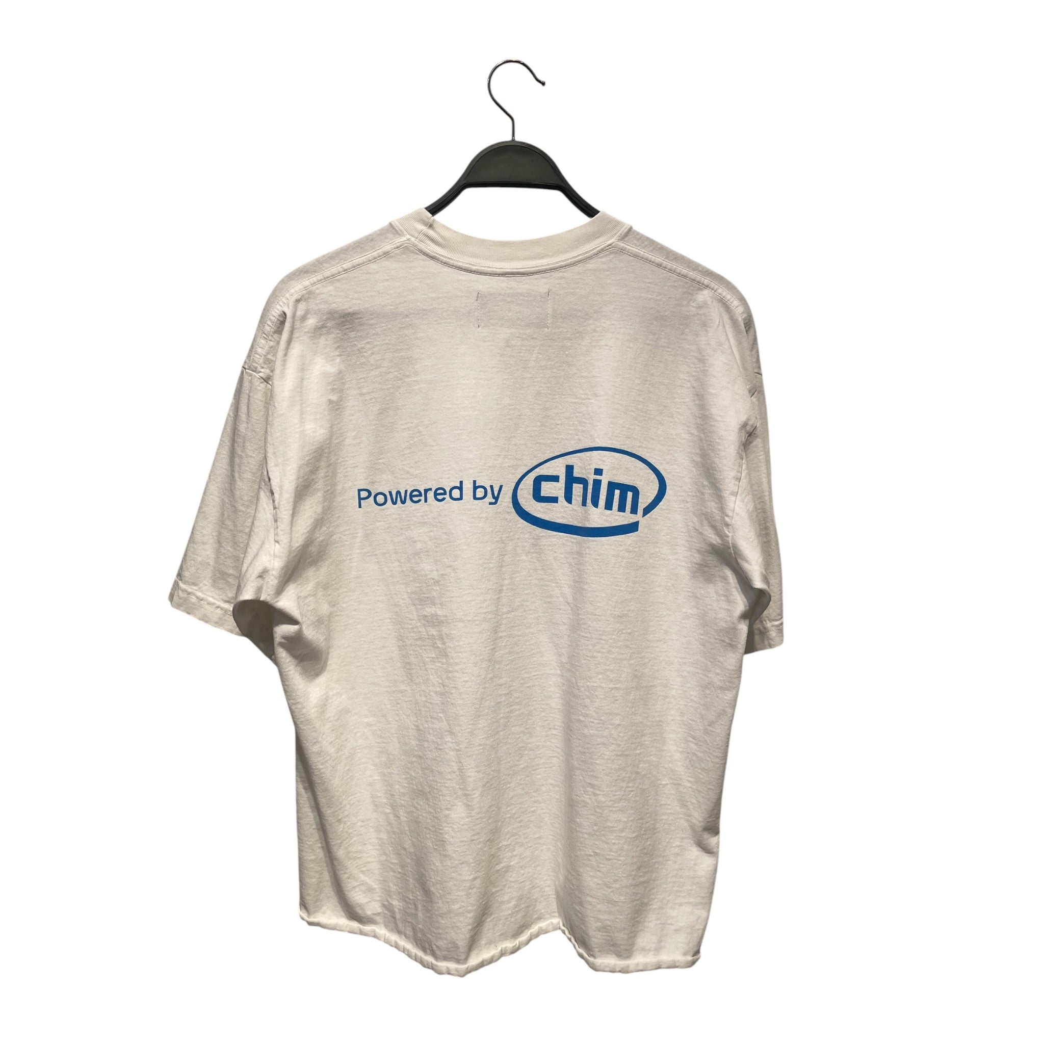 HAPPY MEMORIES DONT DIE/T-Shirt/L/Cotton/WHT/"POWERED BY CHIM" view 2