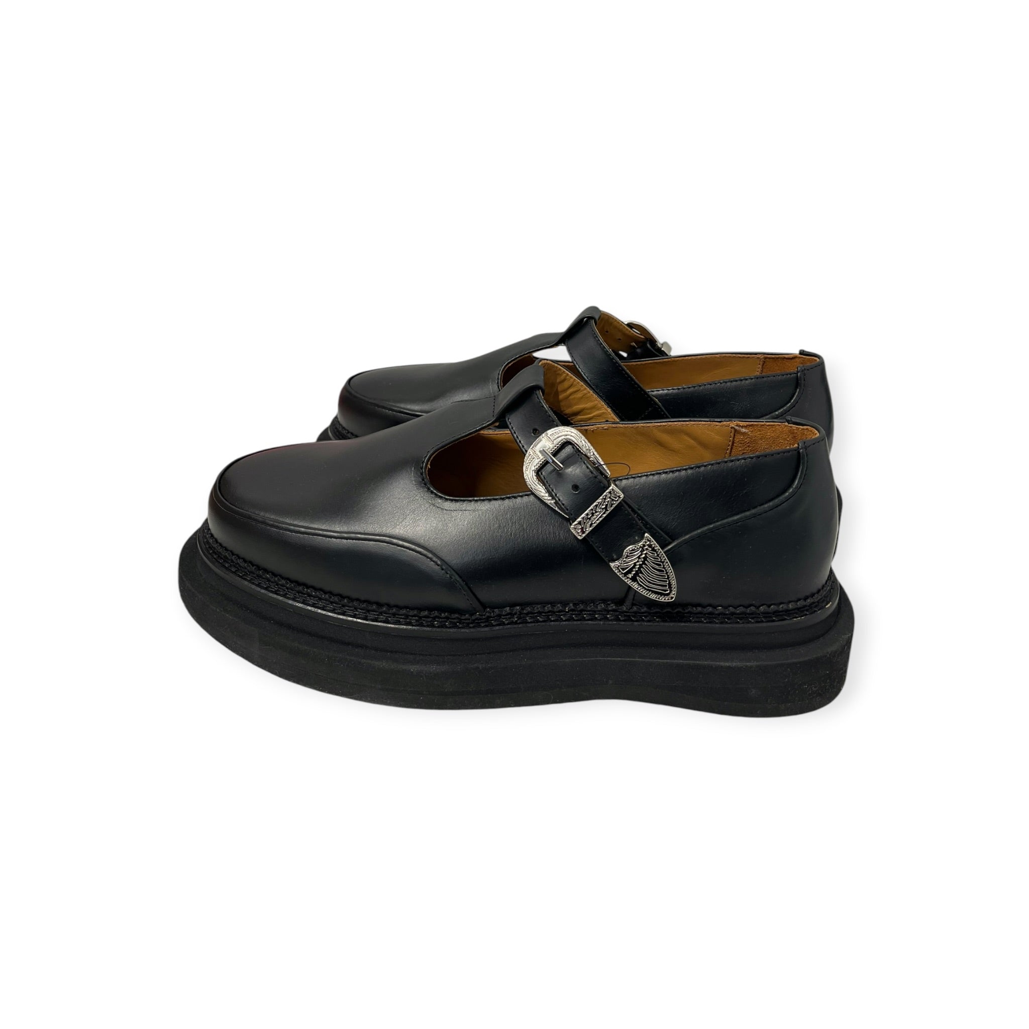 TOGO VIRILIS/Dress Shoes/EU 45/Leather/BLK/ENGRAVED BUCKLE view 2