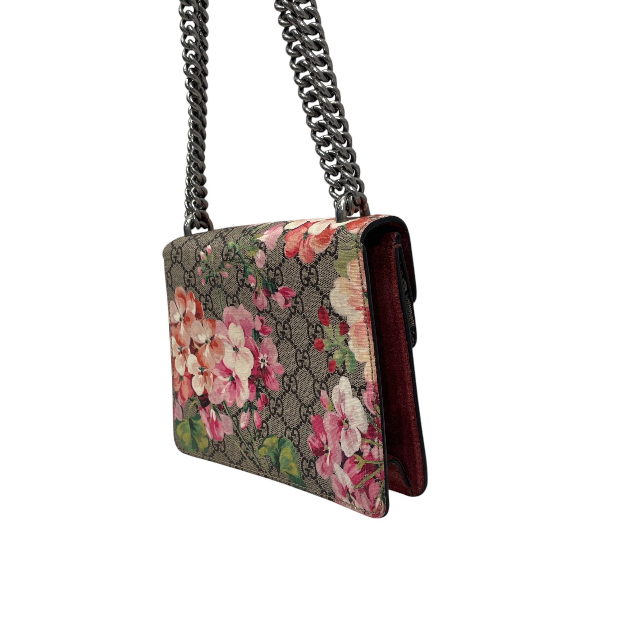 GUCCI/Hand Bag/Monogram/Leather/GRY/Dionysus Mini GG Supreme view 4