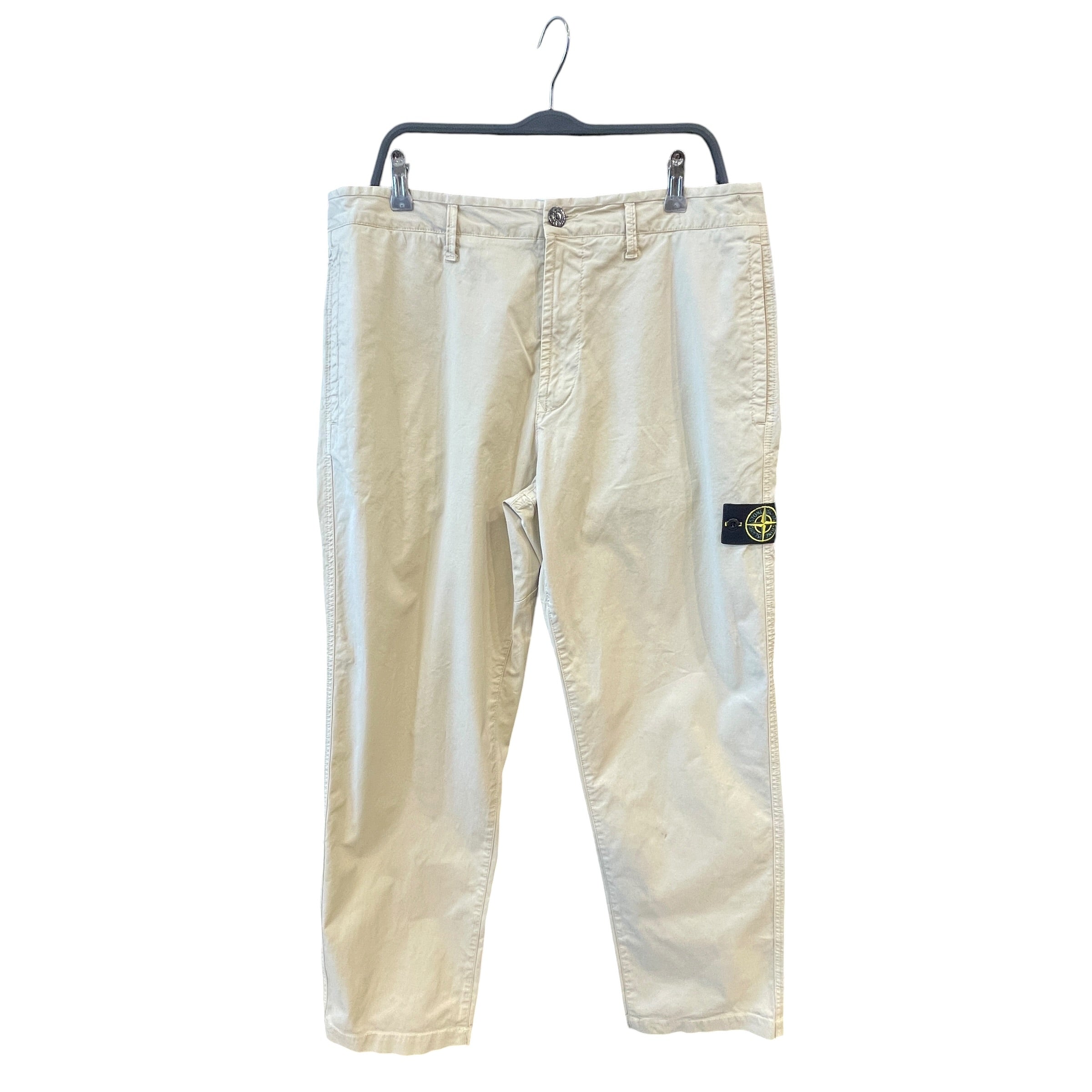 STONE ISLAND/Cargo Pants/34/Nylon/CRM/ view 1
