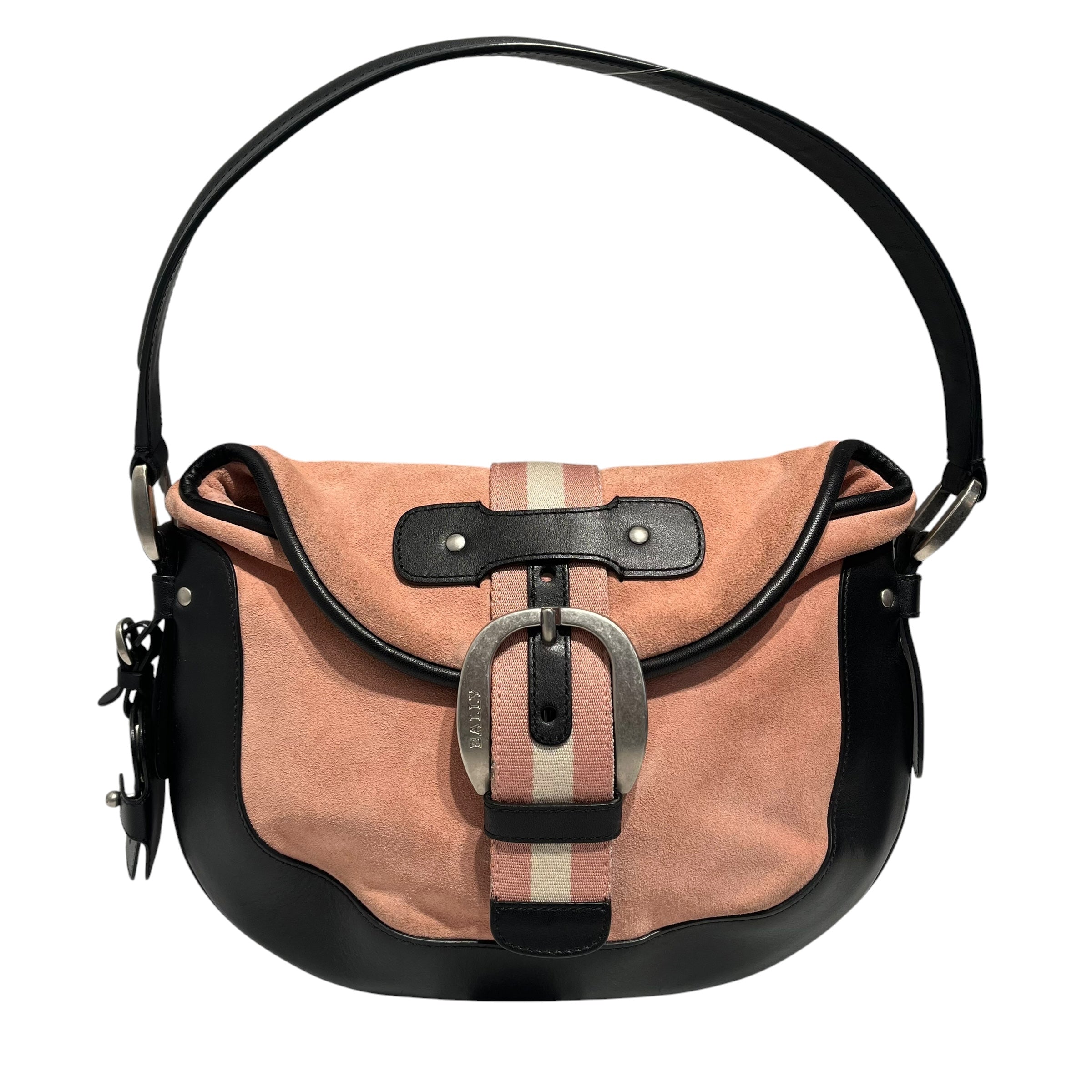 BALLY/Bag/Stripe/Suede/PNK/ view 1