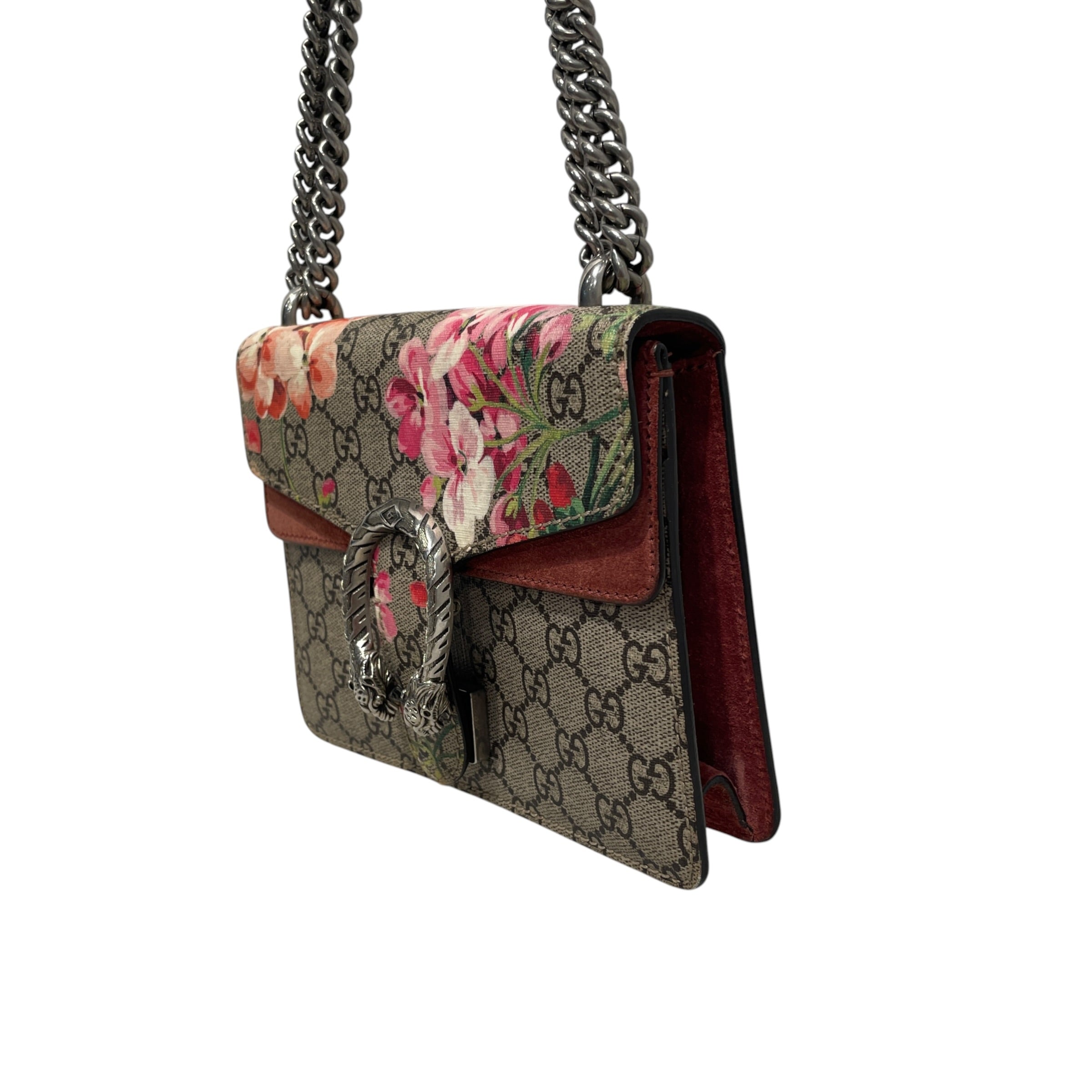GUCCI/Hand Bag/Monogram/Leather/GRY/Dionysus Mini GG Supreme view 2