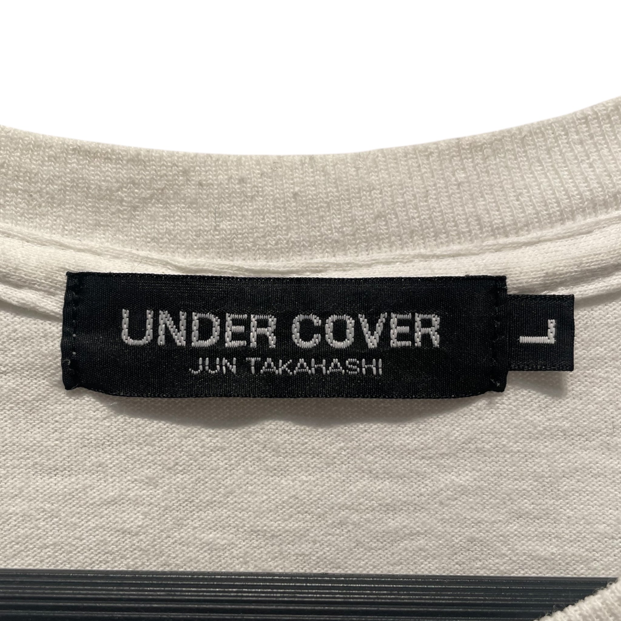 UNDERCOVER/T-Shirt/L/Cotton/WHT/TEDDY BEAR MASK TEE view 3
