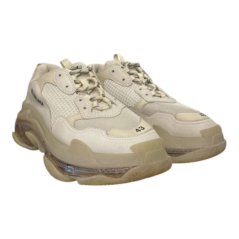 BALENCIAGA/Low-Sneakers/EU 43/Border/CRM/Triple S Runner Crystal