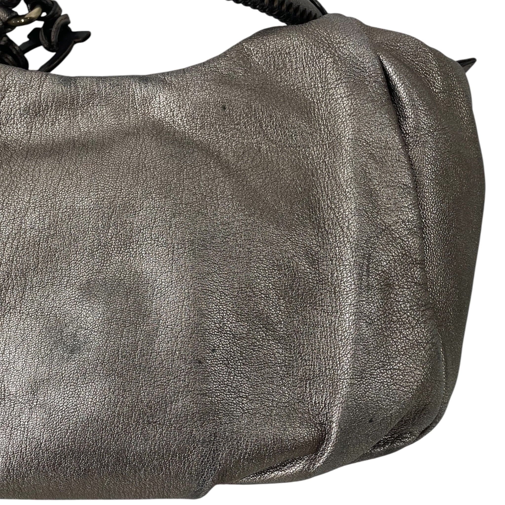 Salvatore Ferragamo/Bag/Leather/SLV/SILVER/0 SHAPED TASSLE view 4