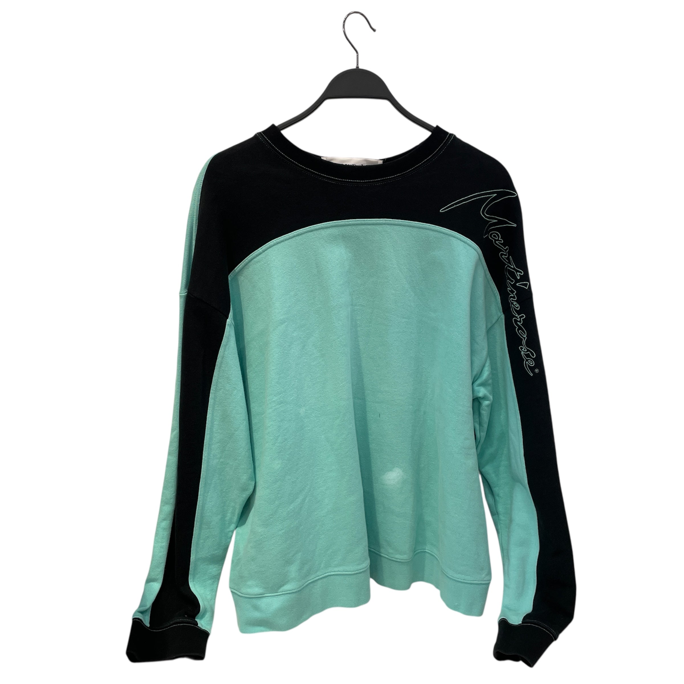 MARTINE ROSE/LS T-Shirt/M/Cotton/BLU/Turquoise view 1