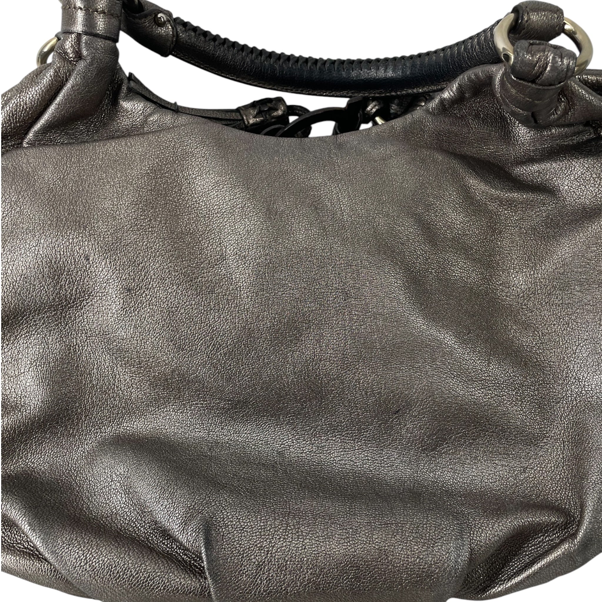 Salvatore Ferragamo/Bag/Leather/SLV/SILVER/0 SHAPED TASSLE view 5