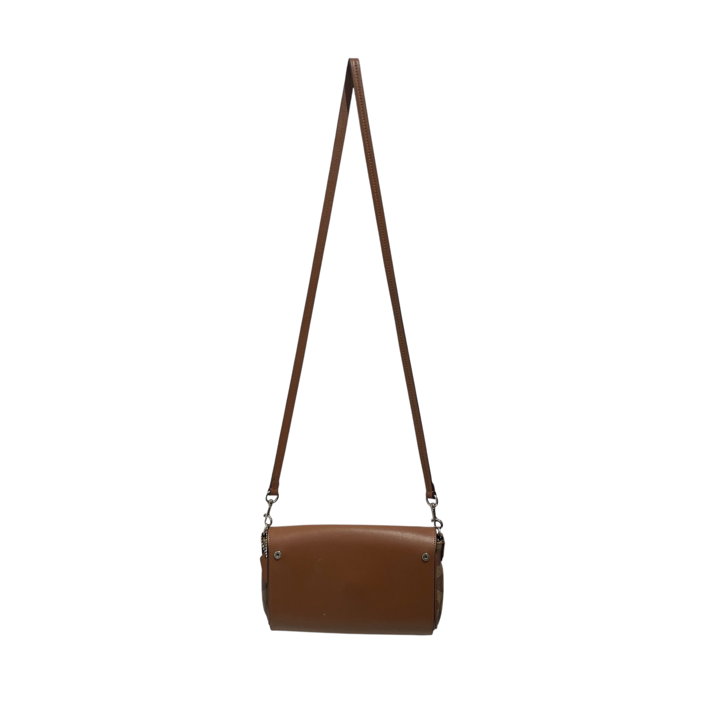 COACH/Cross Body Bag/Monogram/Leather/KHK/ view 2