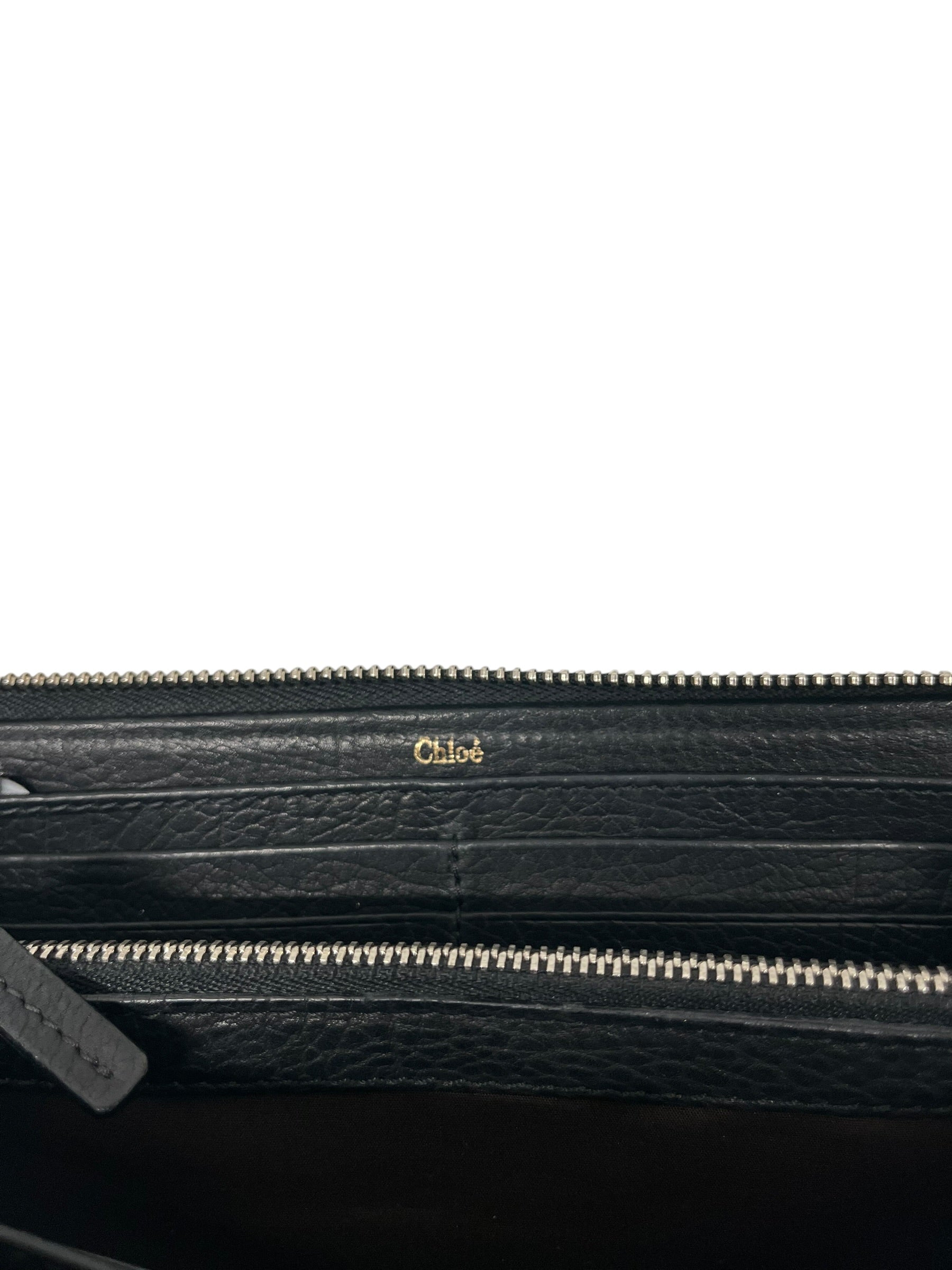 Chloe/Long Wallet/Leather/BLK/PADDINGTON LOCK B2238M view 3