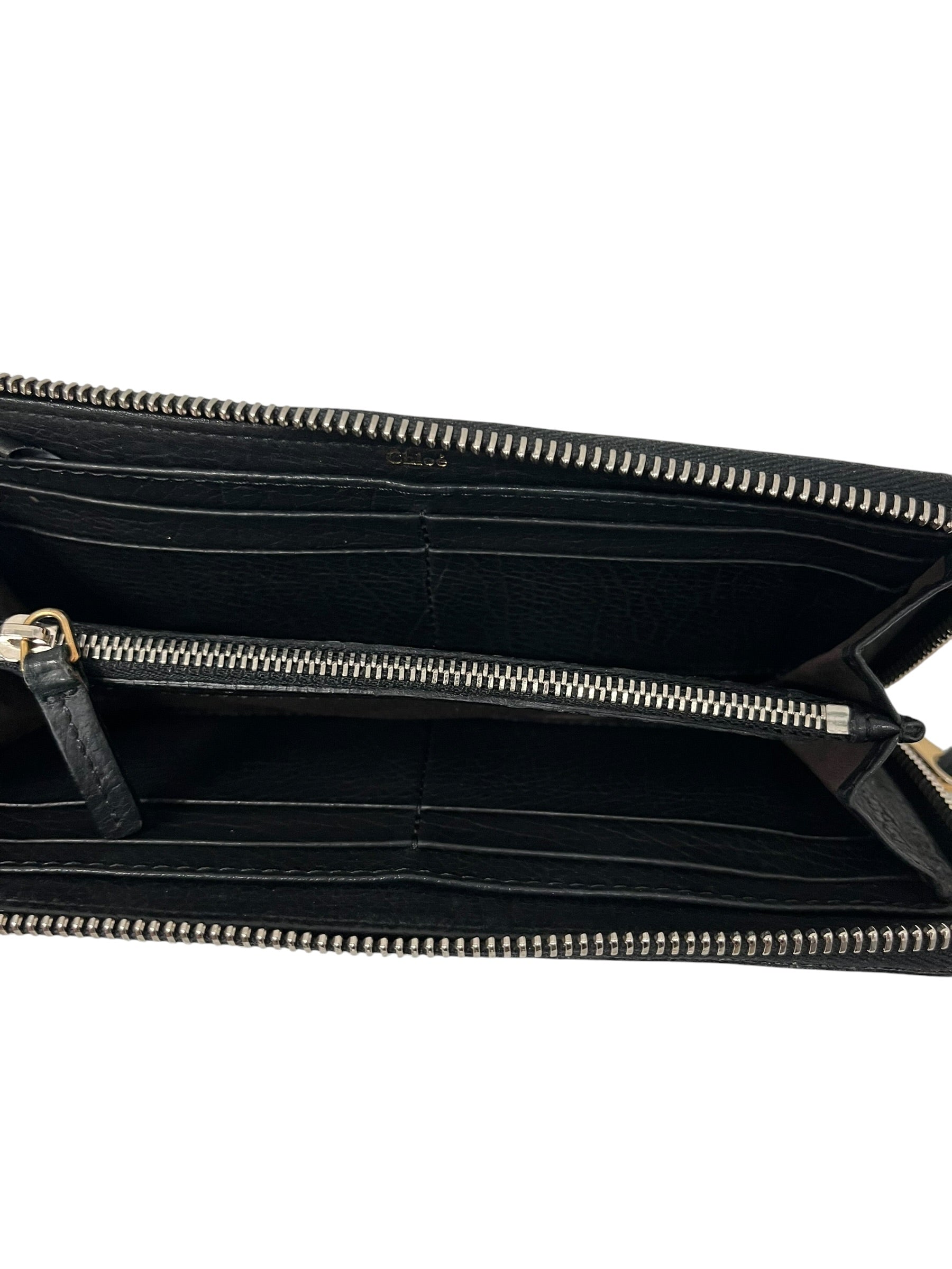 Chloe/Long Wallet/Leather/BLK/PADDINGTON LOCK B2238M view 4