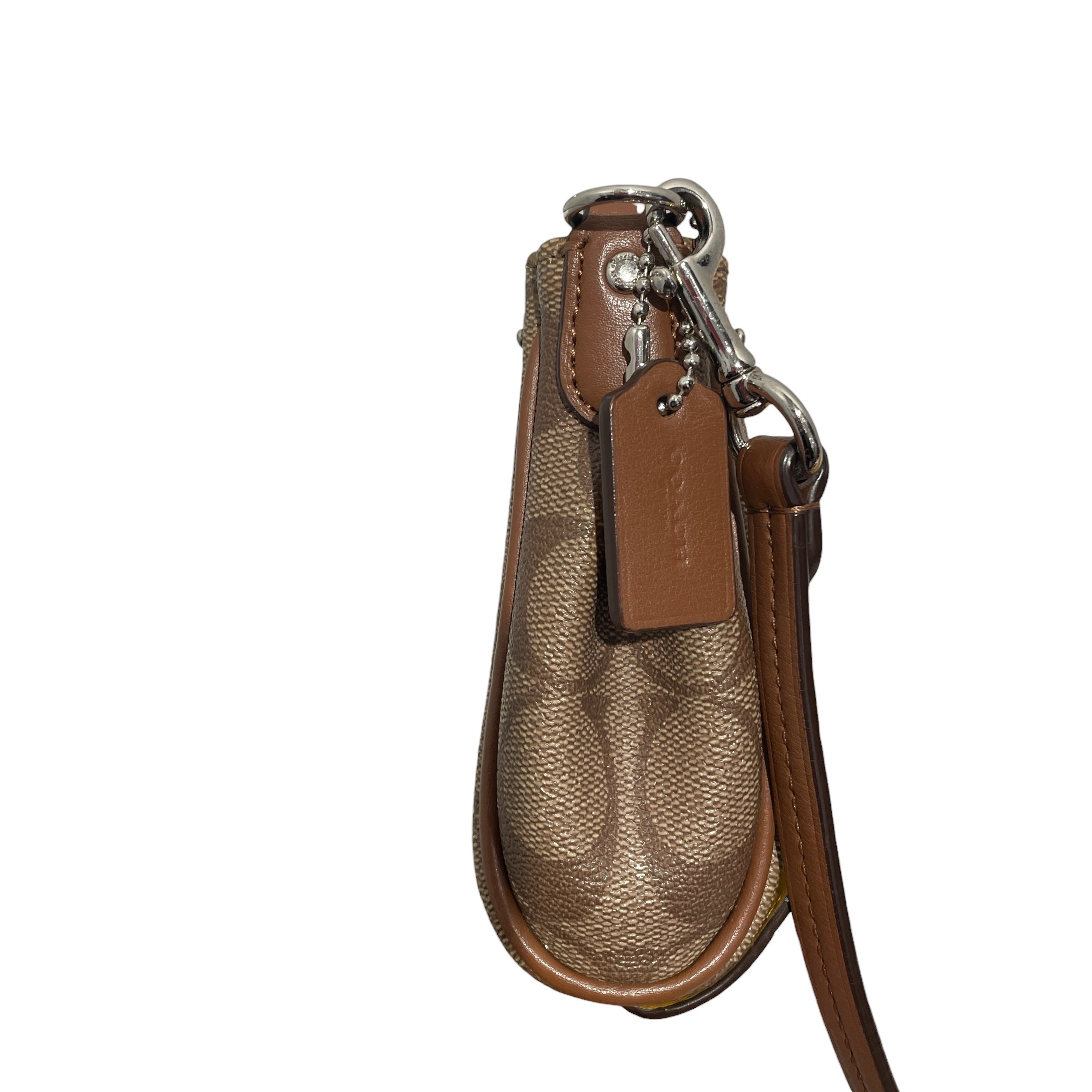 COACH/Cross Body Bag/Monogram/Leather/KHK/ view 7