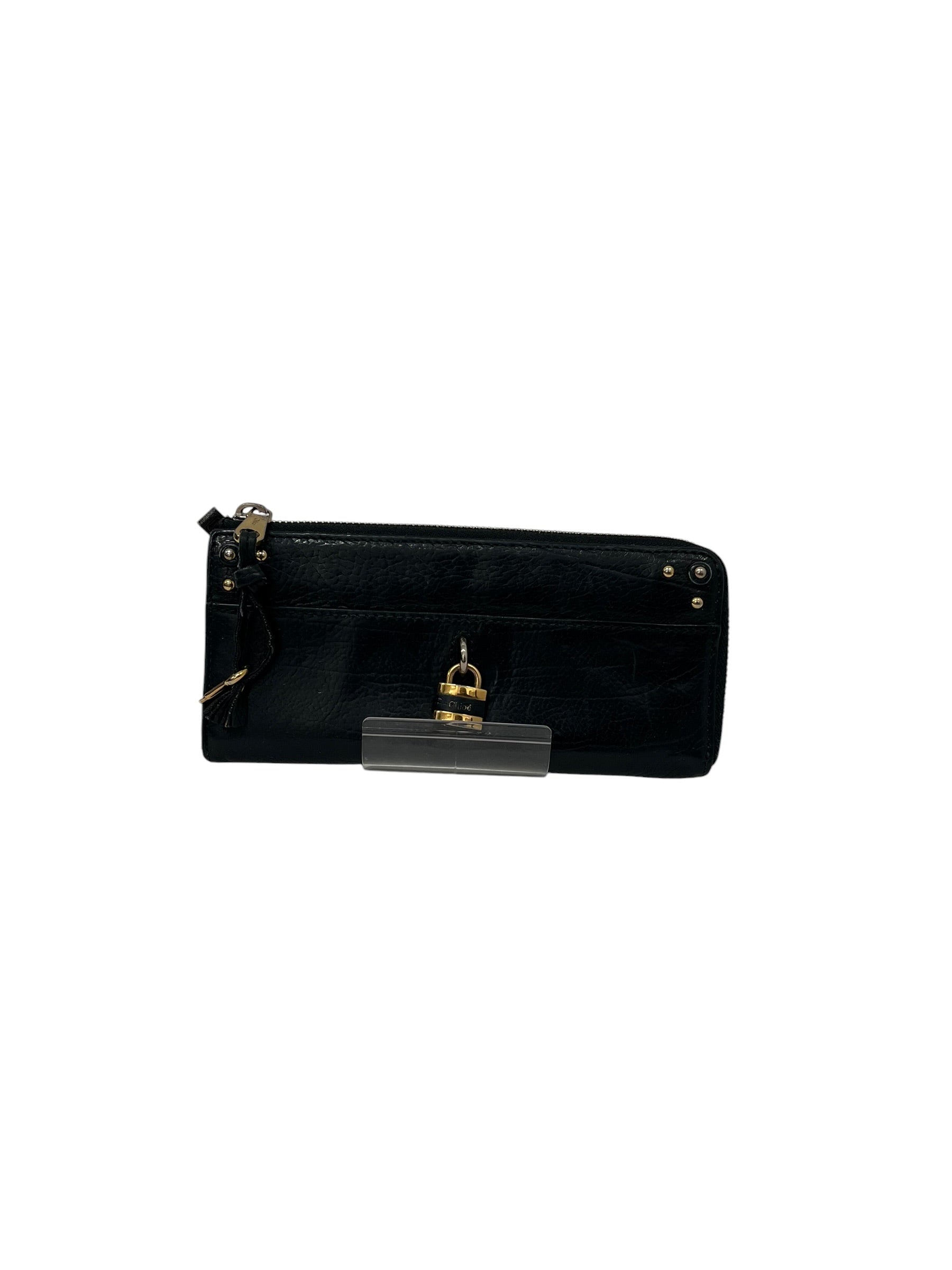 Chloe/Long Wallet/Leather/BLK/PADDINGTON LOCK B2238M view 1