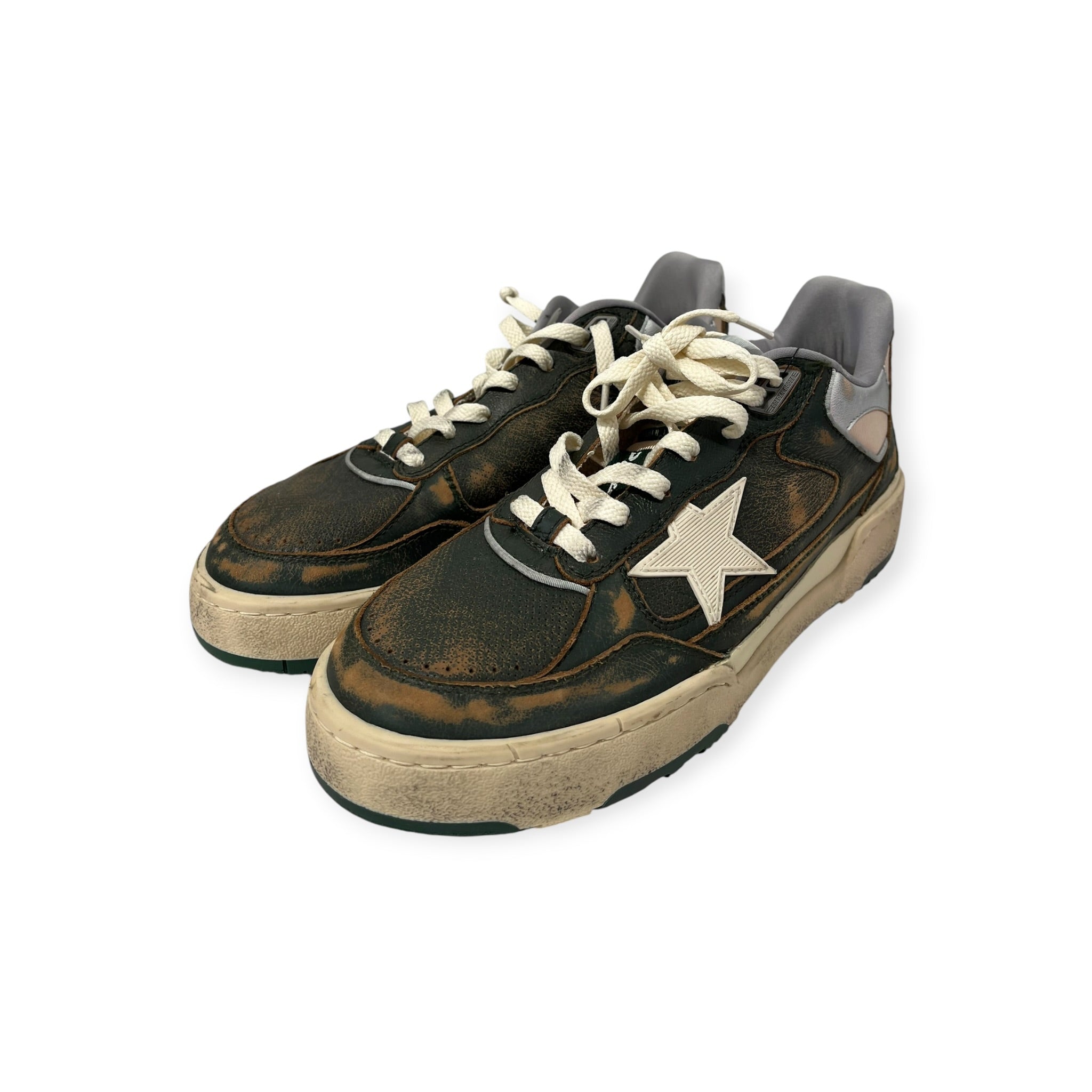 GOLDEN GOOSE/Low-Sneakers/EU 42/Leather/GRN/forty2 faded brown leather view 1
