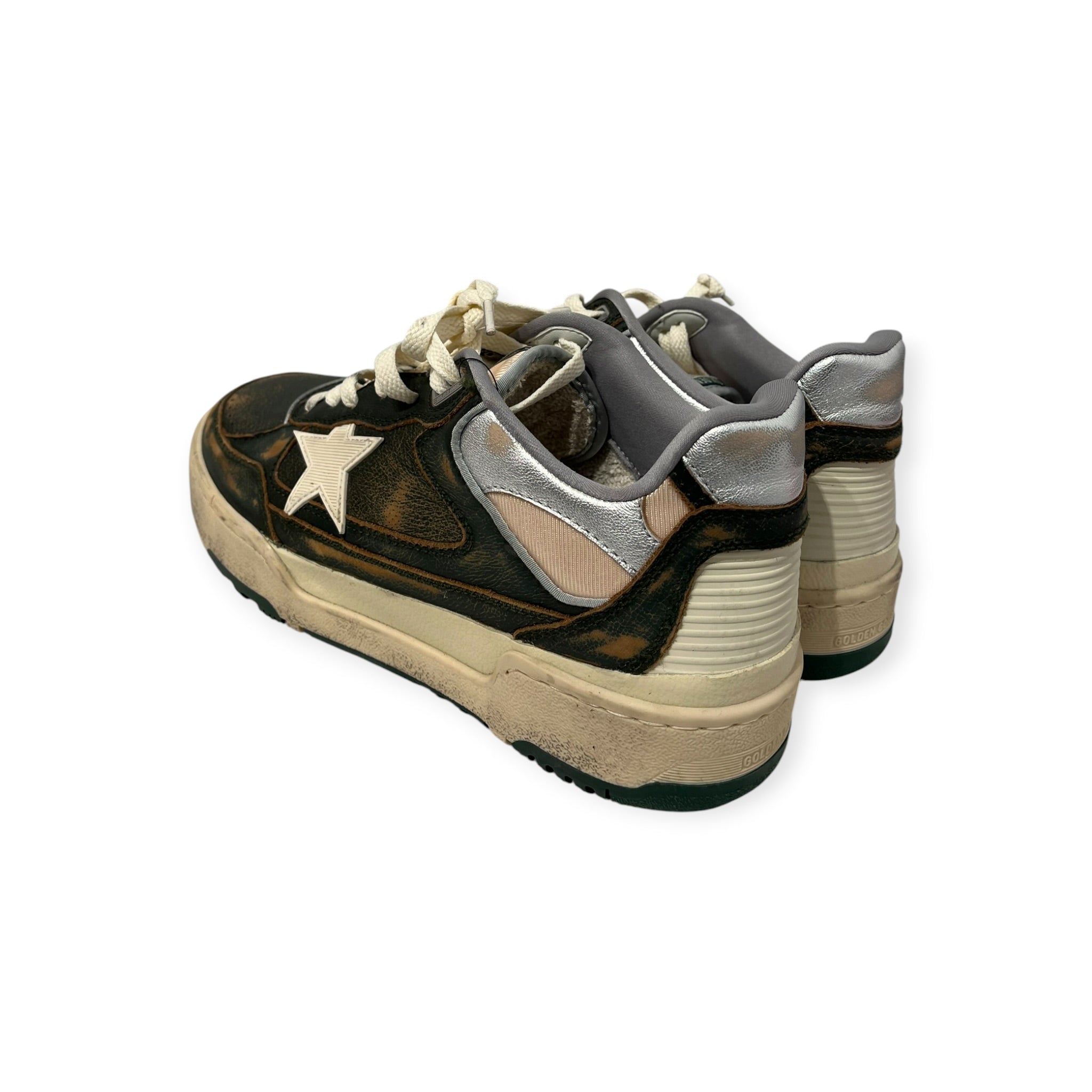 GOLDEN GOOSE/Low-Sneakers/EU 42/Leather/GRN/forty2 faded brown leather view 3