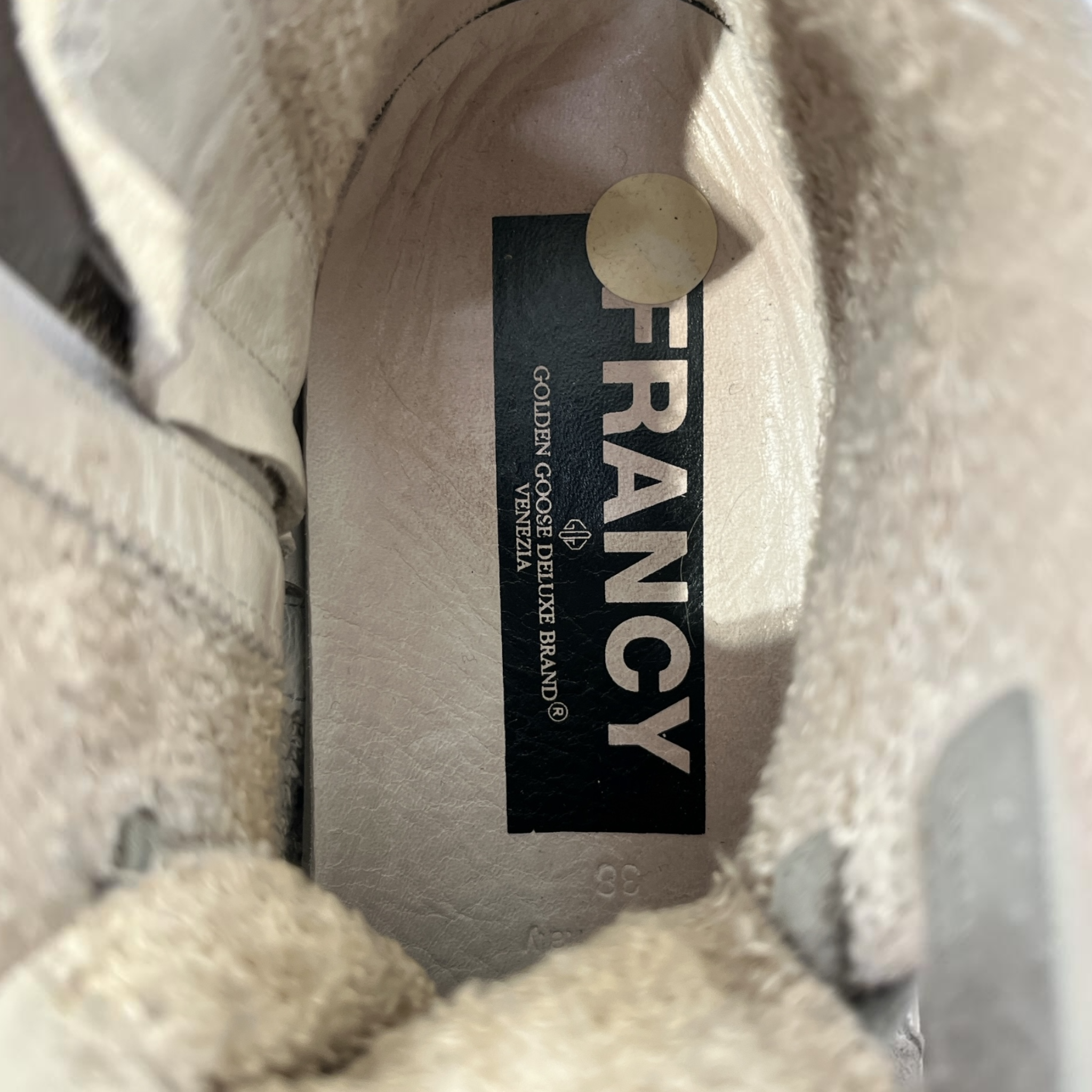 GOLDEN GOOSE/Hi-Sneakers/EU 38/Leather/WHT/FRANCY view 3
