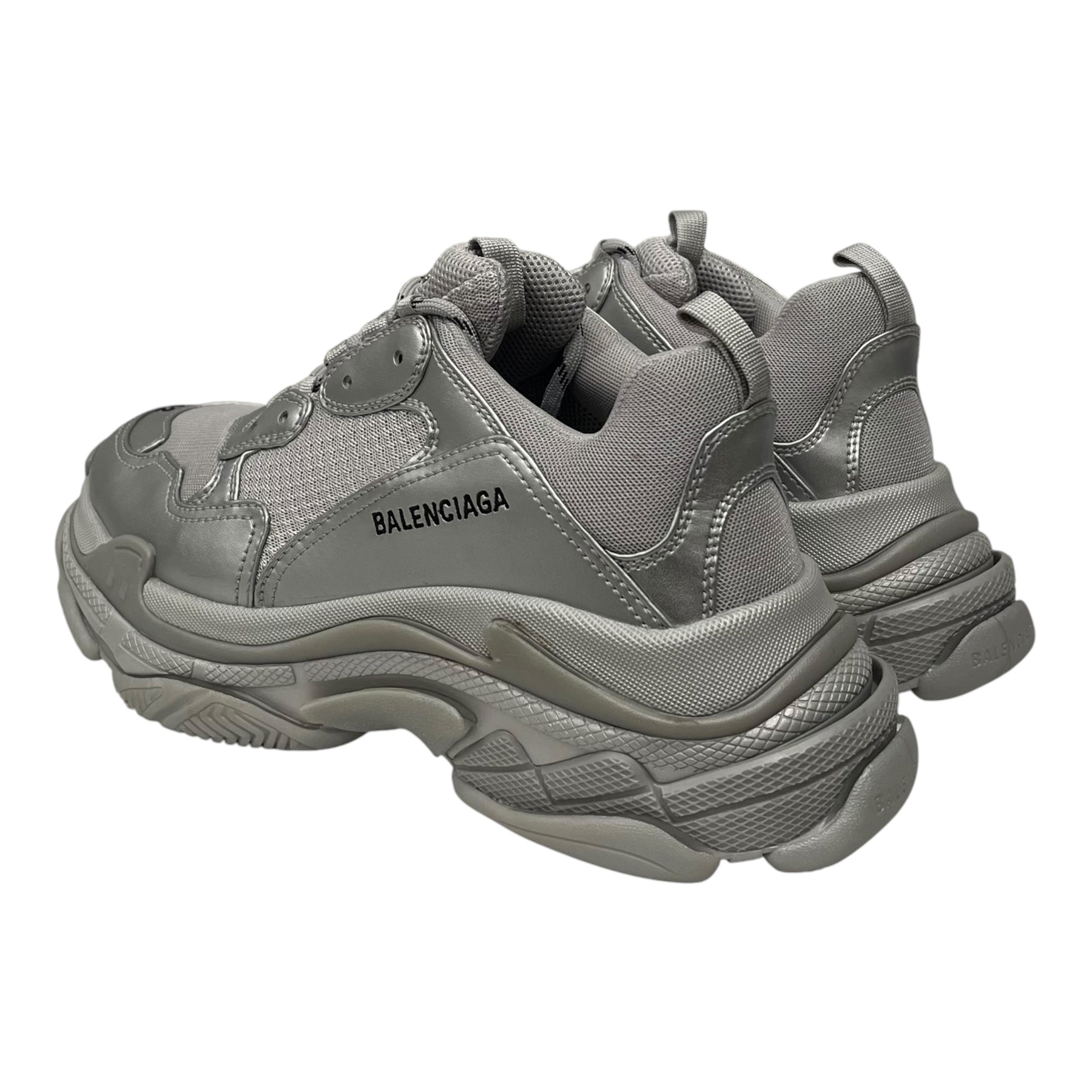 BALENCIAGA/Low-Sneakers/EU 42/Nylon/SLV/TRIPLE S view 2