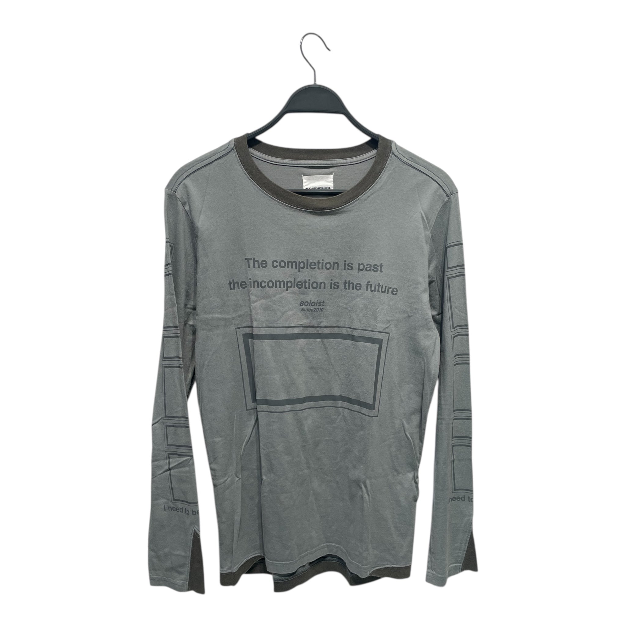 TAKAHIROMIYASHITA TheSoloist./LS T-Shirt/46/Cotton/GRY/ view 1