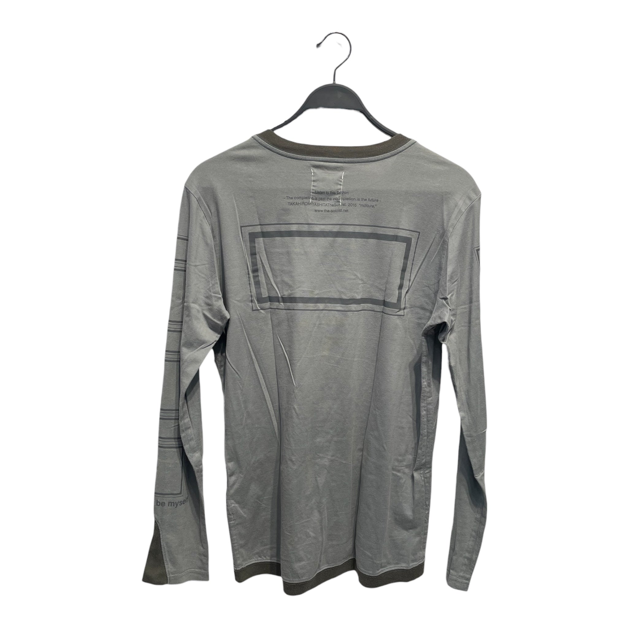 TAKAHIROMIYASHITA TheSoloist./LS T-Shirt/46/Cotton/GRY/ view 2