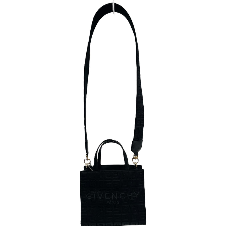 GIVENCHY/Cross Body Bag/Monogram/Cotton/BLK/KUH02102