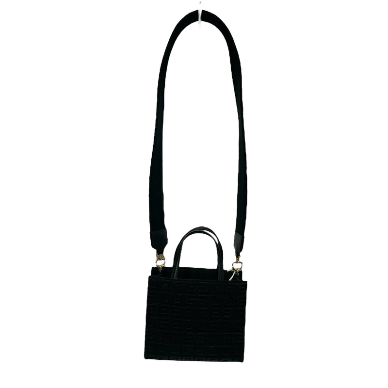 GIVENCHY/Cross Body Bag/Monogram/Cotton/BLK/KUH02102