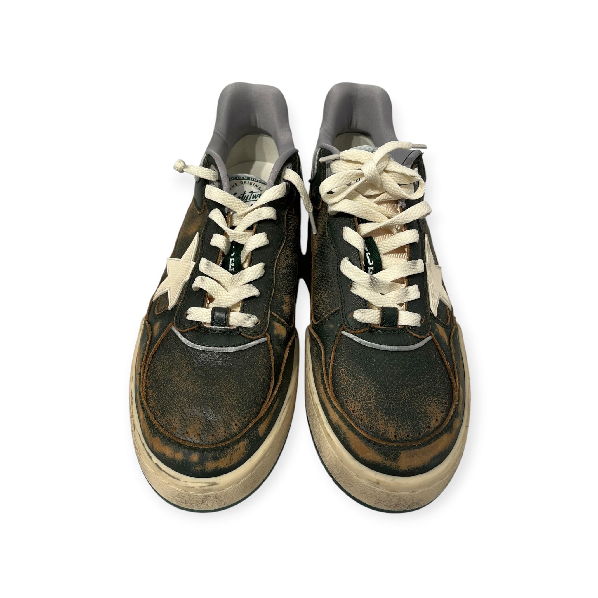 GOLDEN GOOSE/Low-Sneakers/EU 42/Leather/GRN/forty2 faded brown leather view 9