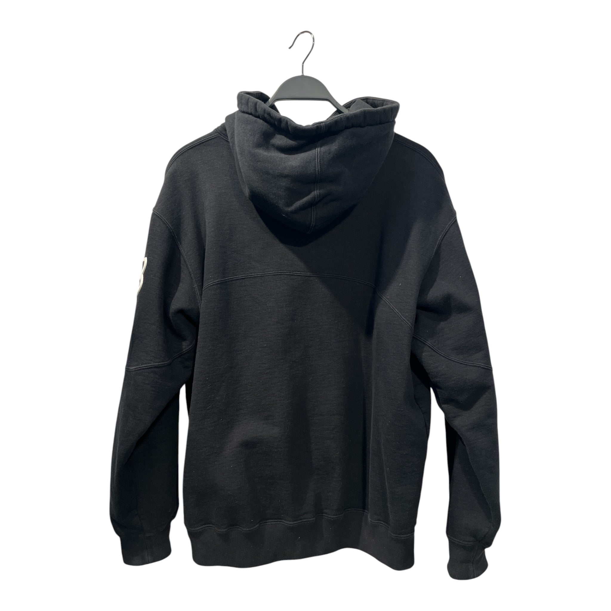 Supreme/Fox Racing/Hoodie/M/Monogram/Cotton/BLK/RUBBER FOX SLEEVES view 2