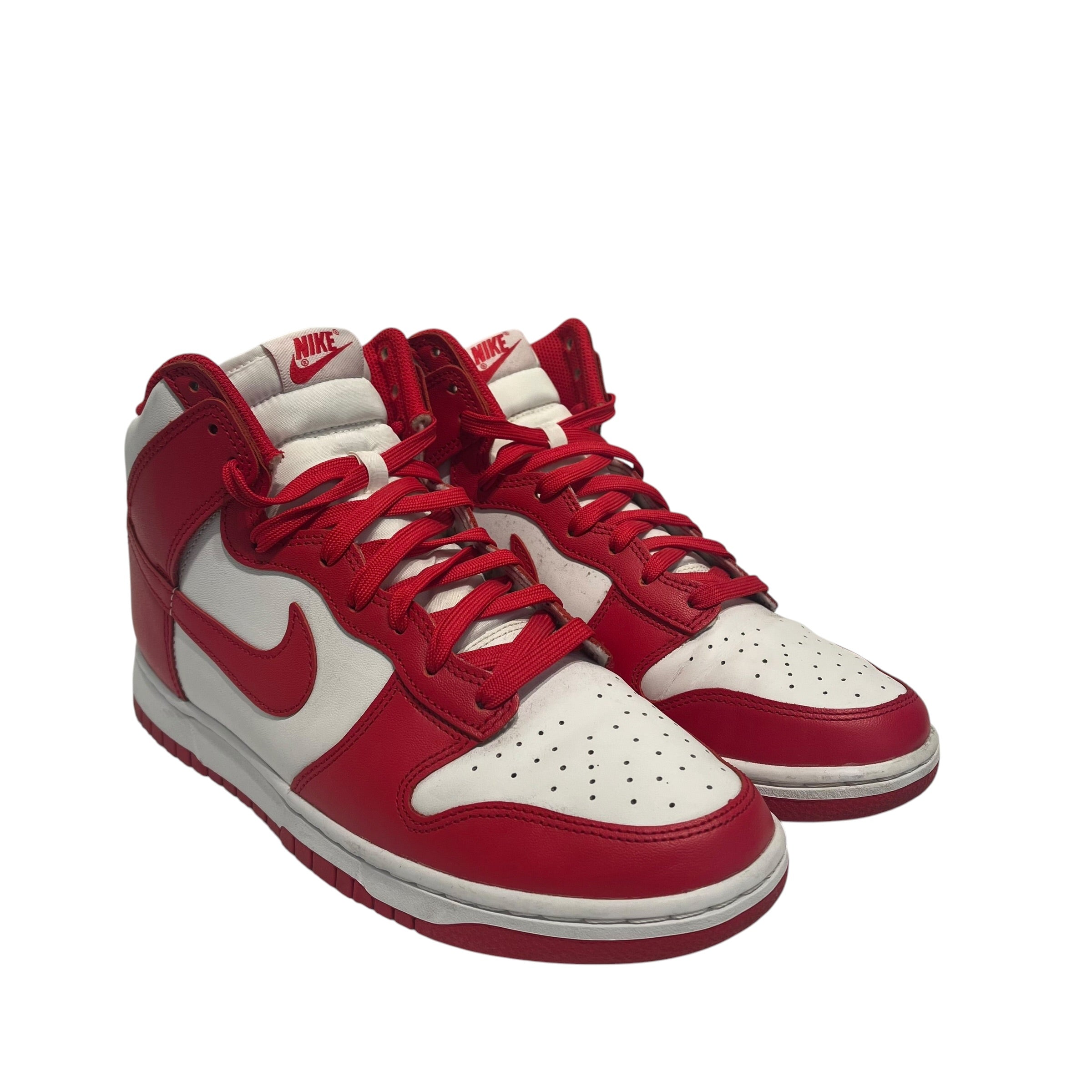 NIKE/DUNK HIGH/Hi-Sneakers/US 10/Leather/RED/DD1399-106 view 1