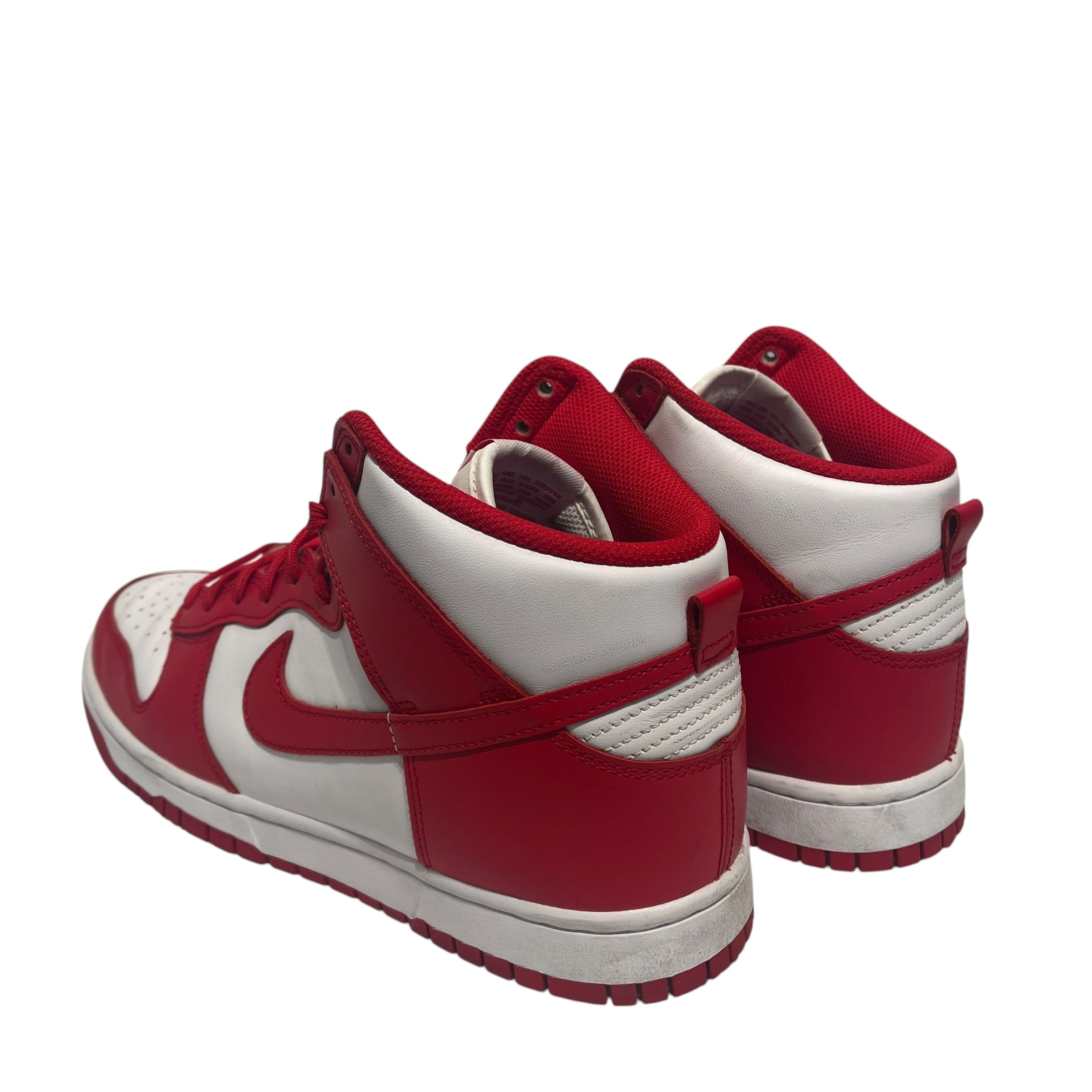 NIKE/DUNK HIGH/Hi-Sneakers/US 10/Leather/RED/DD1399-106 view 2