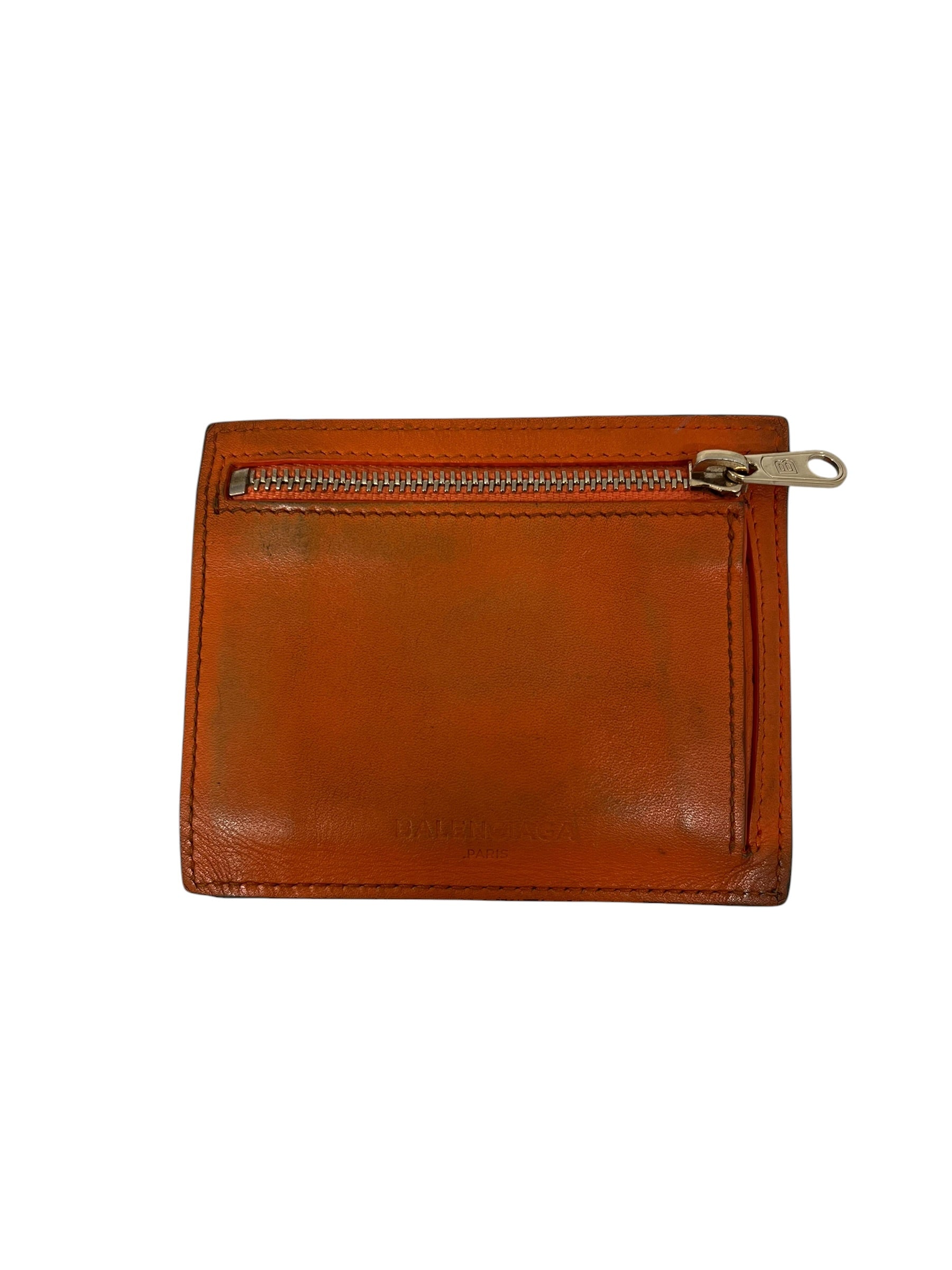 BALENCIAGA/Wallet/OS/Leather/MLT/green/orange view 4