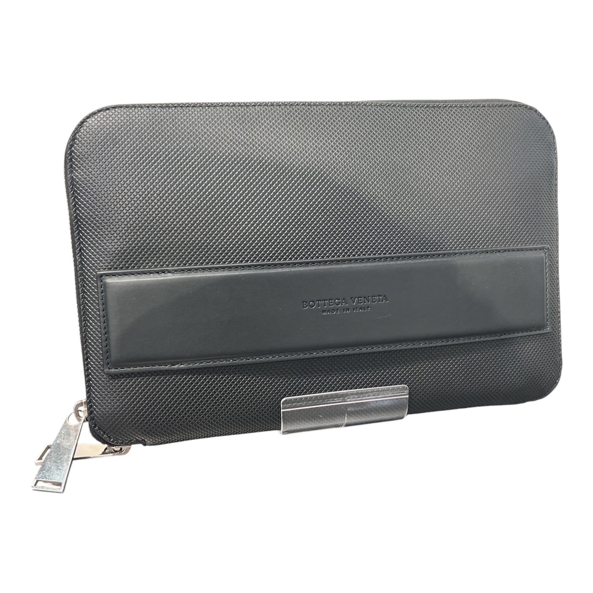 BOTTEGA VENETA/Clutch Bag/Leather/BLK/Leather Clutch view 1