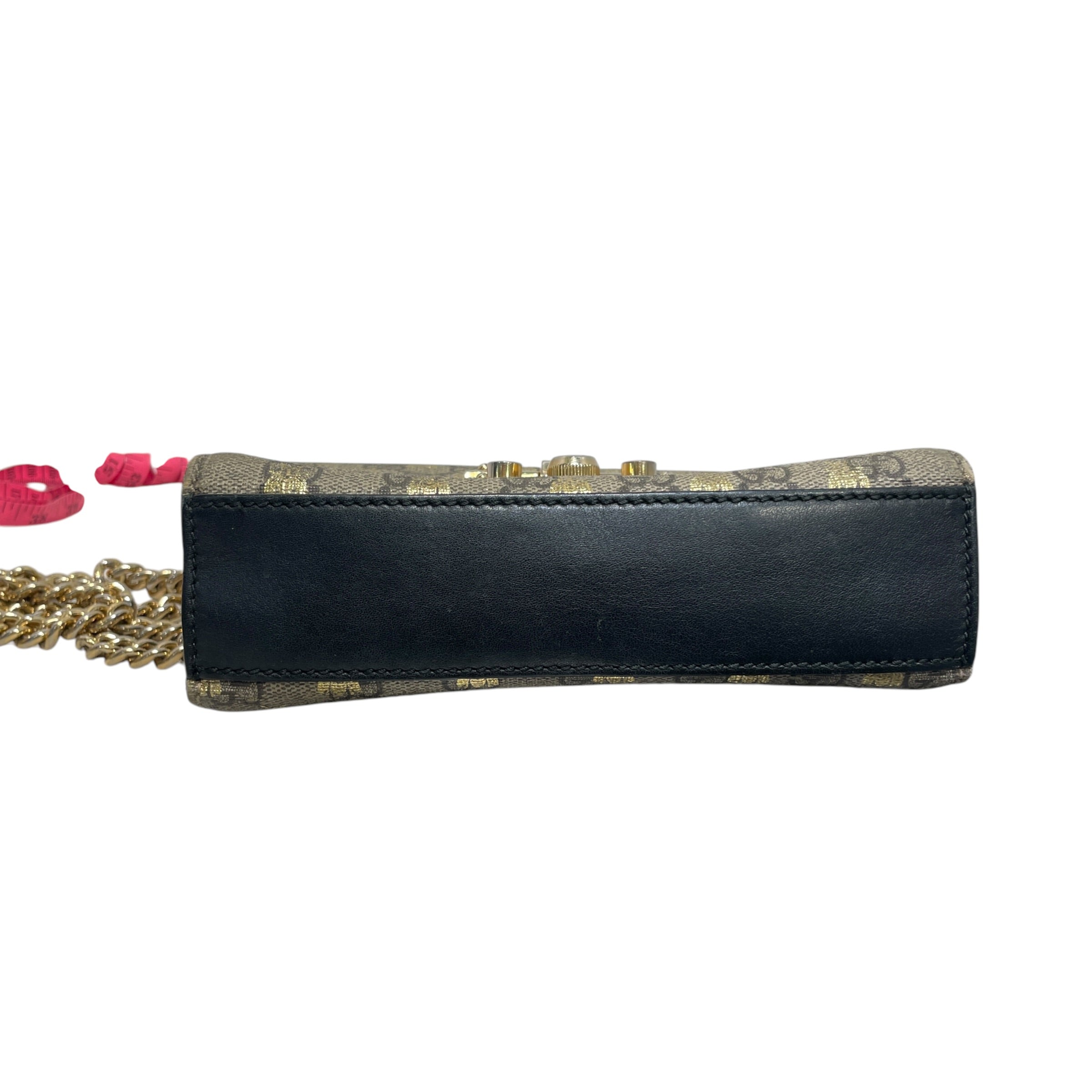 GUCCI/Hand Bag/Monogram/Leather/BRW/Supreme Padlock BAg view 5