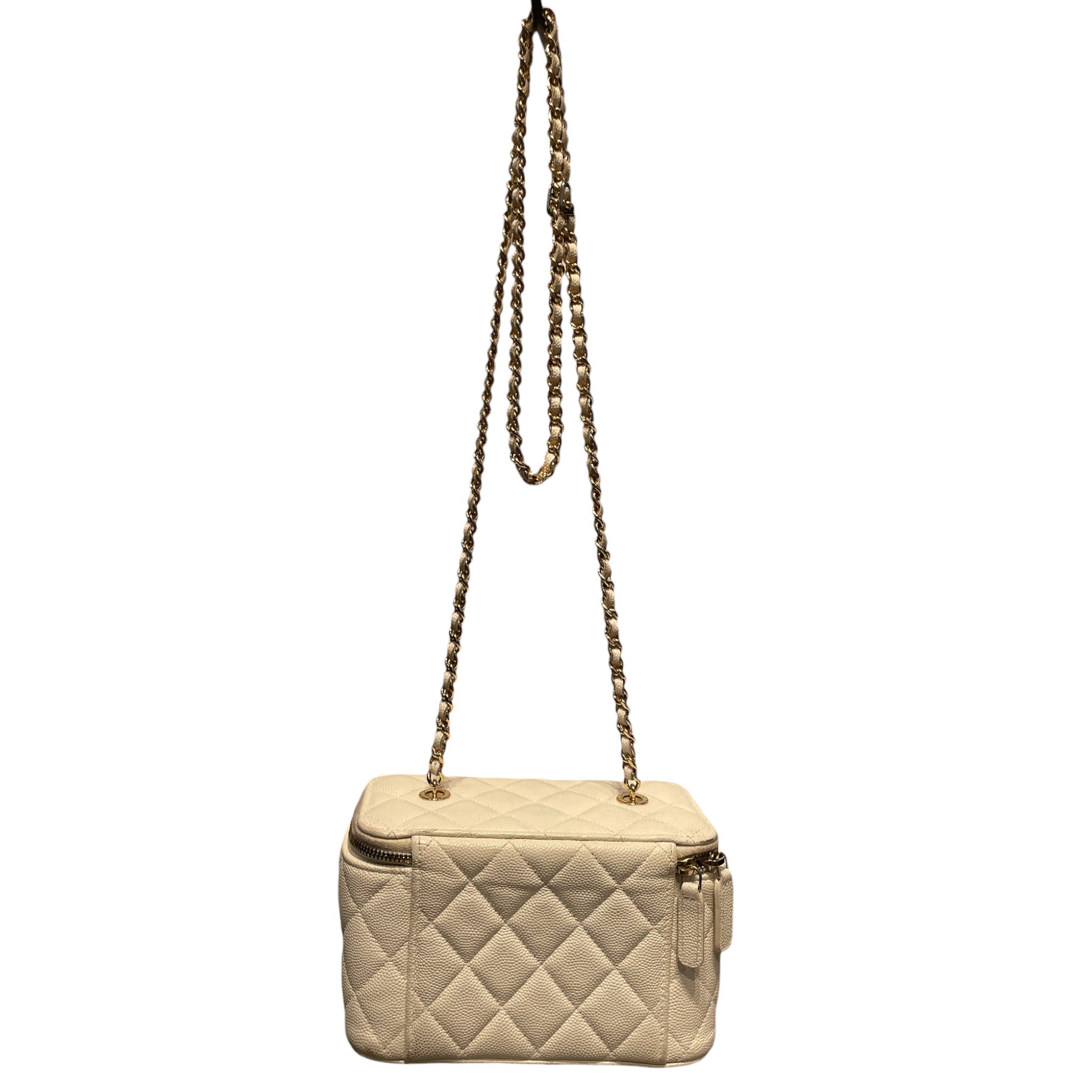 CHANEL/Cross Body Bag/Graphic/Leather/WHT/CASINO VANITY CAVIAR view 2