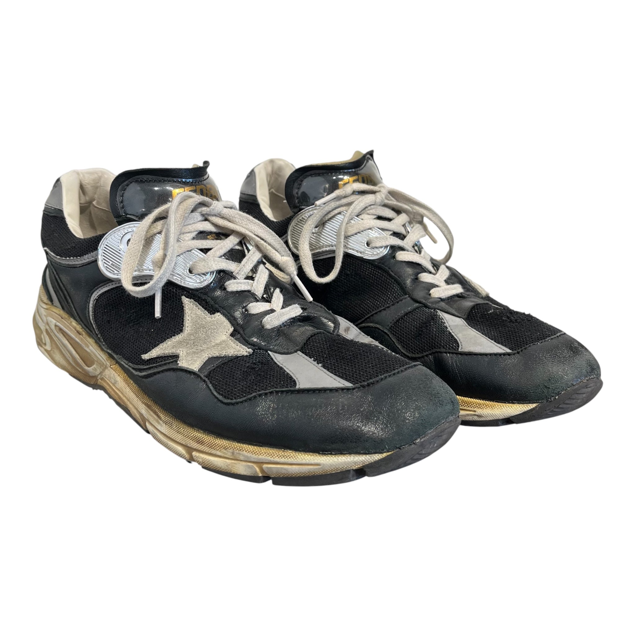 GOLDEN GOOSE/Low-Sneakers/EU 43/BLK/dad-star view 1