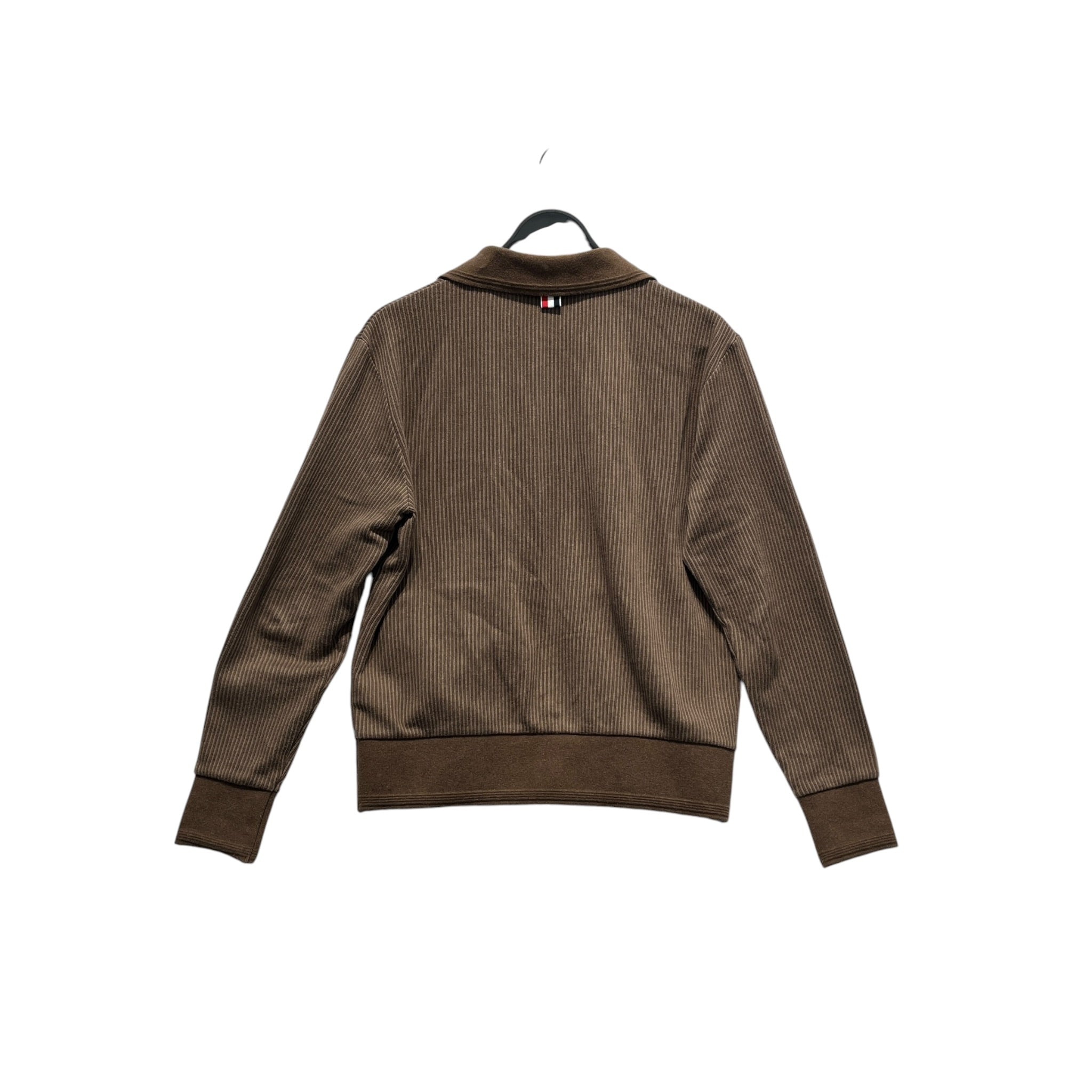 THOM BROWNE. NEW YORK/Cardigan/Cotton/BRW/brown stripes view 2