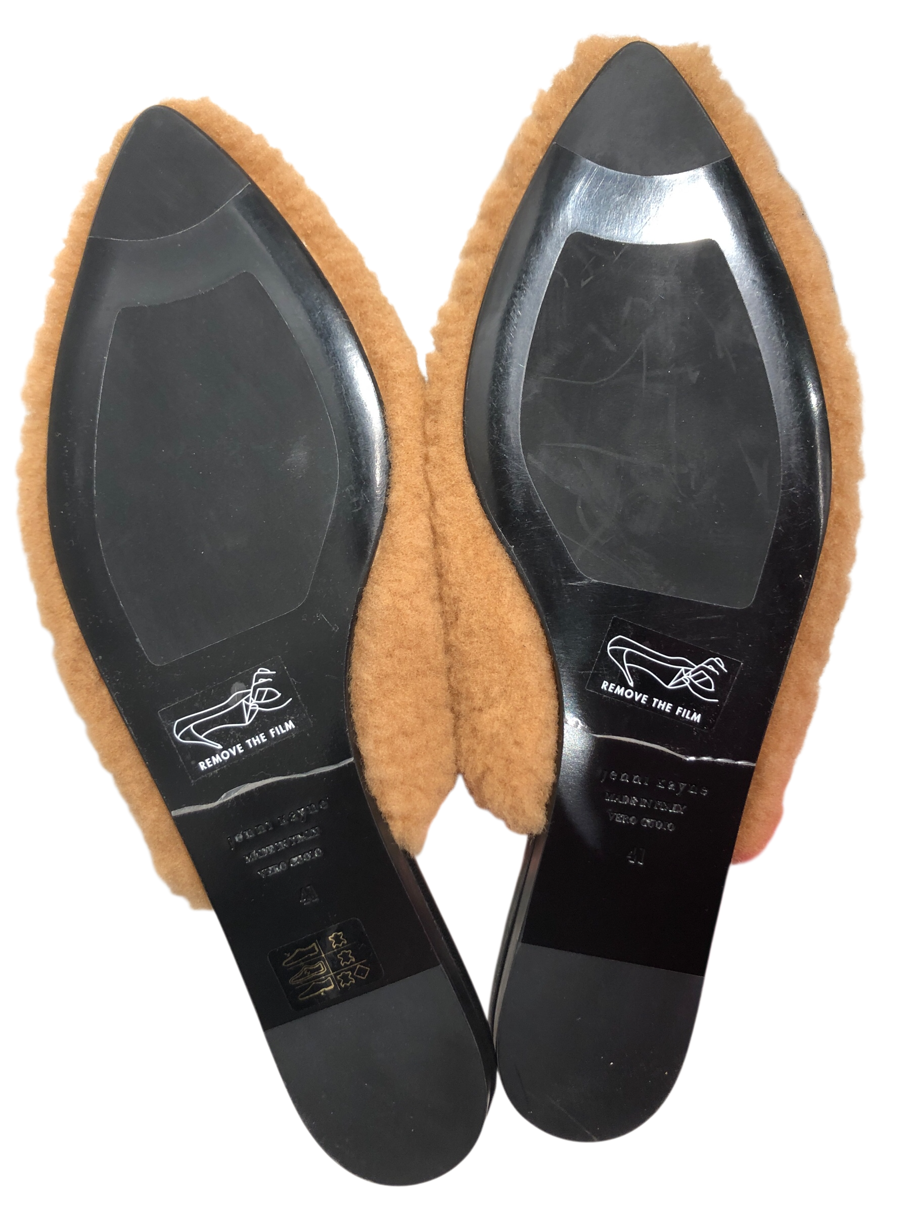 Jenni Kayne/Loafers/US 9/Fur/KHK/V-Tip/Mule view 7