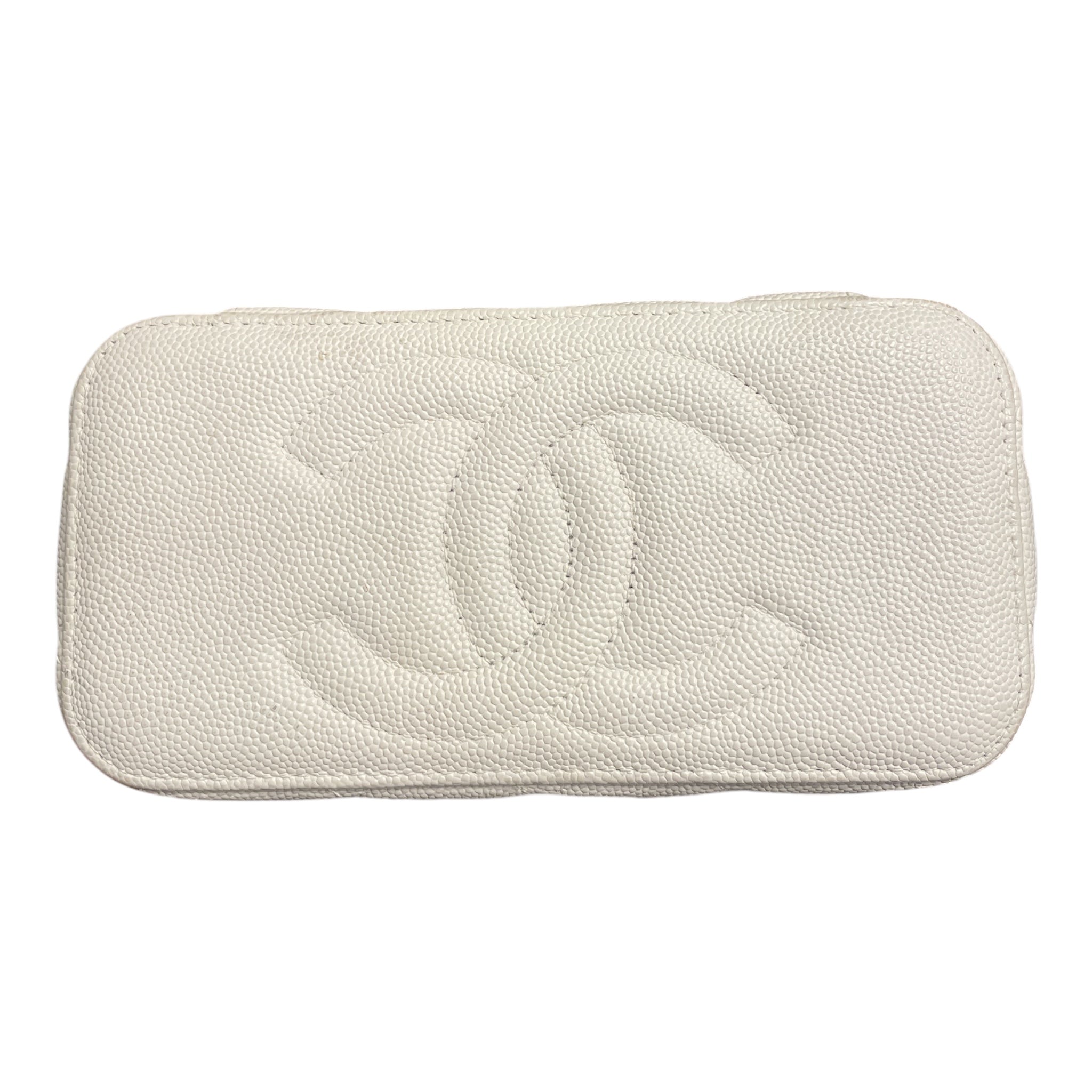 CHANEL/Cross Body Bag/Graphic/Leather/WHT/CASINO VANITY CAVIAR view 3