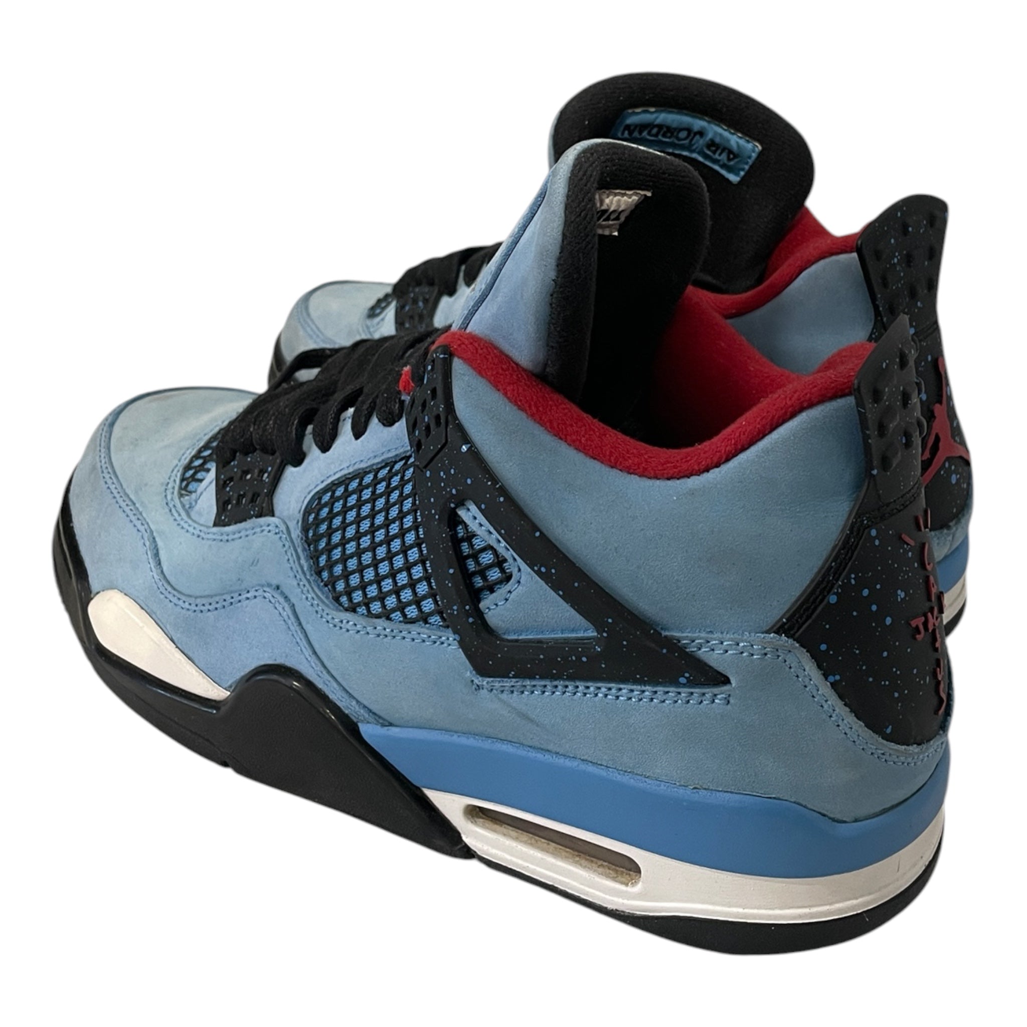 JORDAN BRAND/Hi-Sneakers/US 9/Border/Suede/BLU/TRAVIS SCOTT 4 BLU view 2