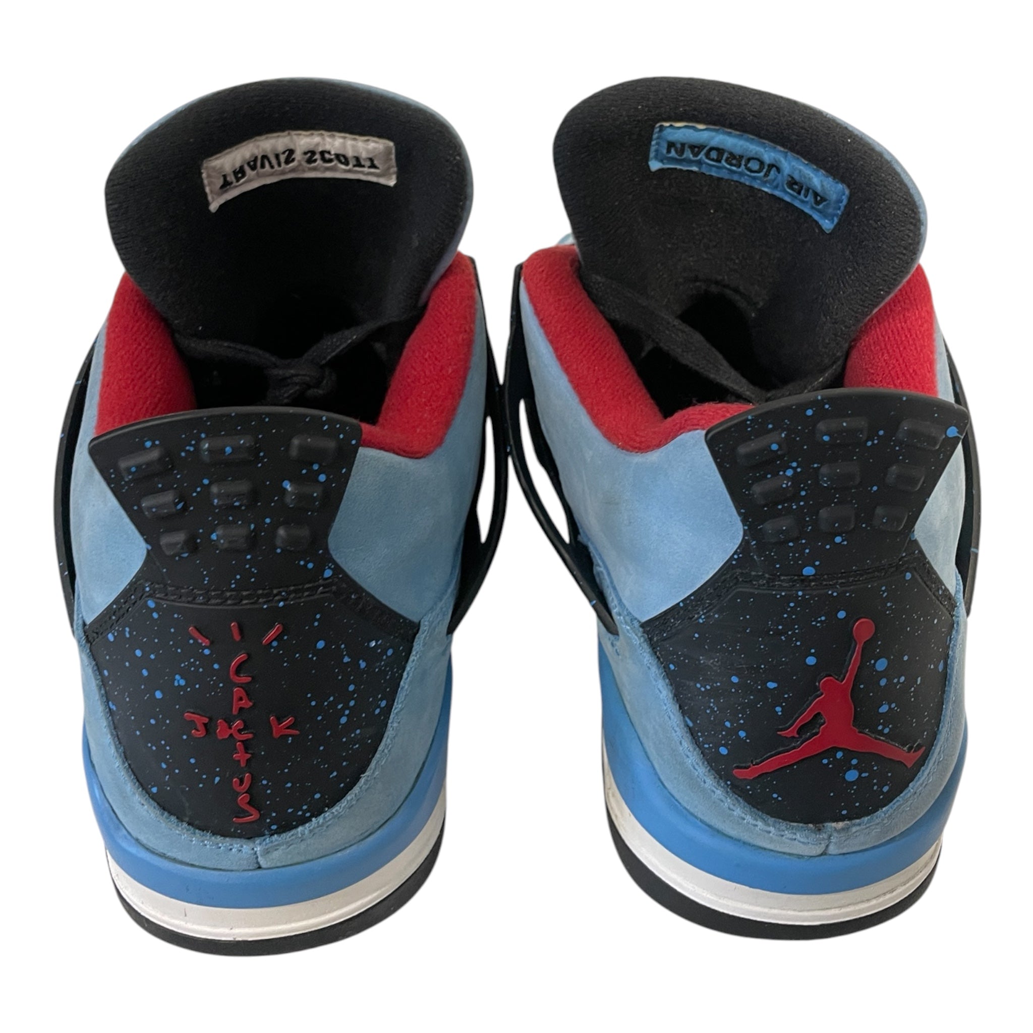 JORDAN BRAND/Hi-Sneakers/US 9/Border/Suede/BLU/TRAVIS SCOTT 4 BLU view 3