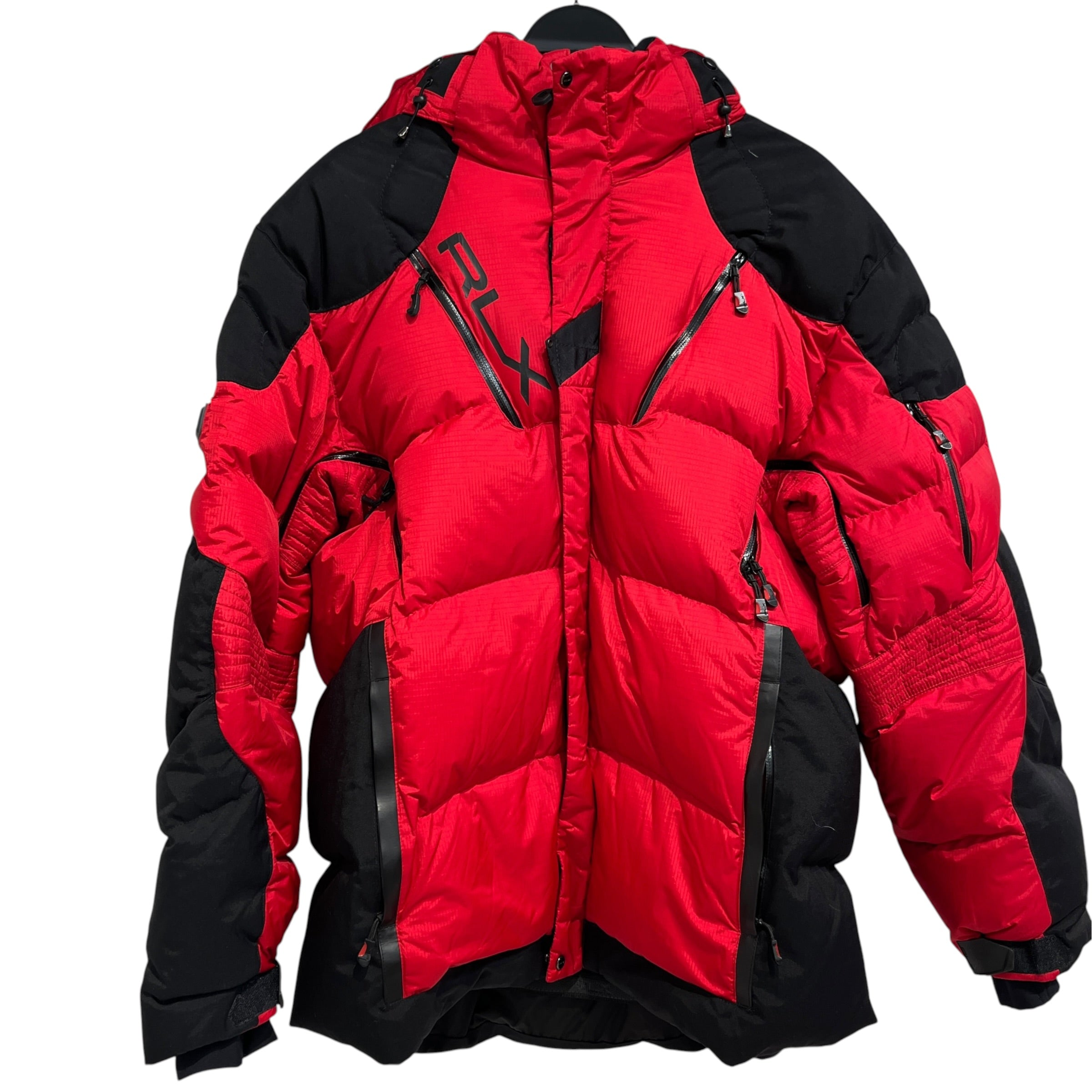 POLO SPORT RLX/Puffer Jkt/XL/Nylon/RED/Single Breasted/RN#41381 on Tag view 1