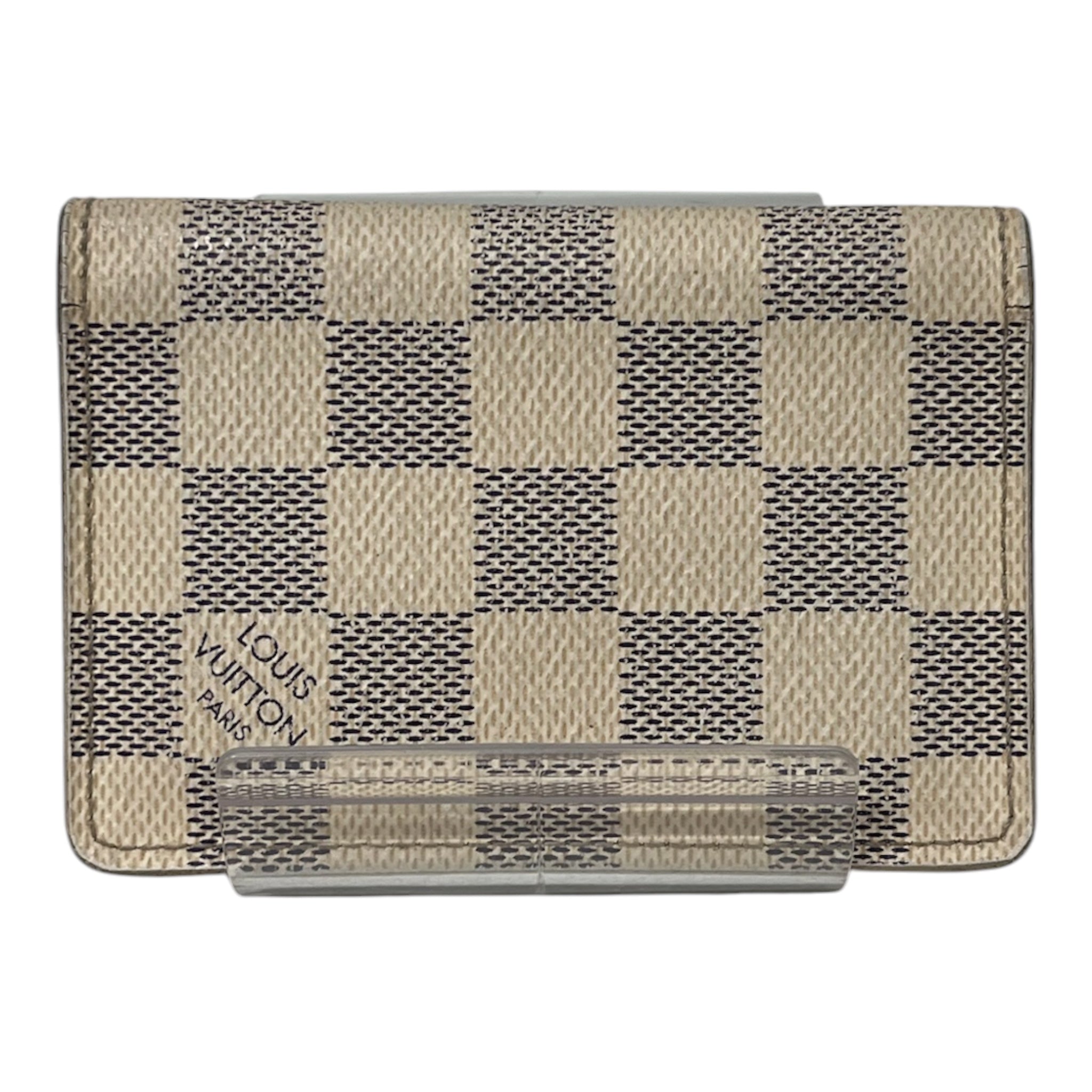 LOUIS VUITTON/Bifold Wallet/Monogram/Leather/WHT/card organizer damier MI0156 view 1