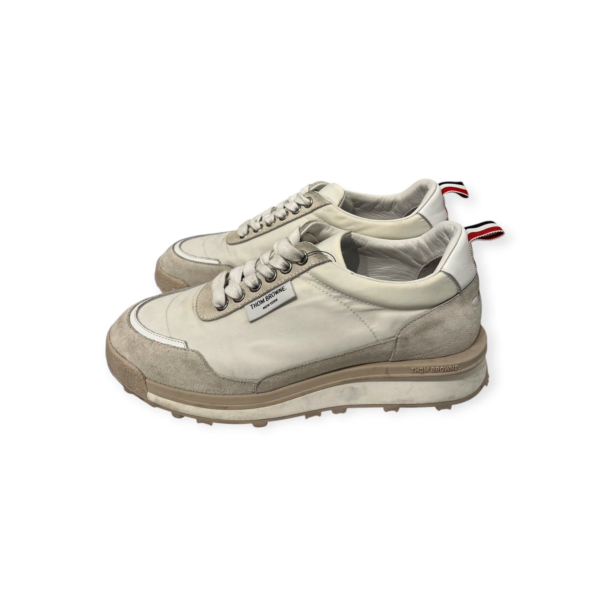 THOM BROWNE. NEW YORK/Low-Sneakers/US 7/WHT/ALUMNI ECO SNEAKERS THOMBROWNE view 2