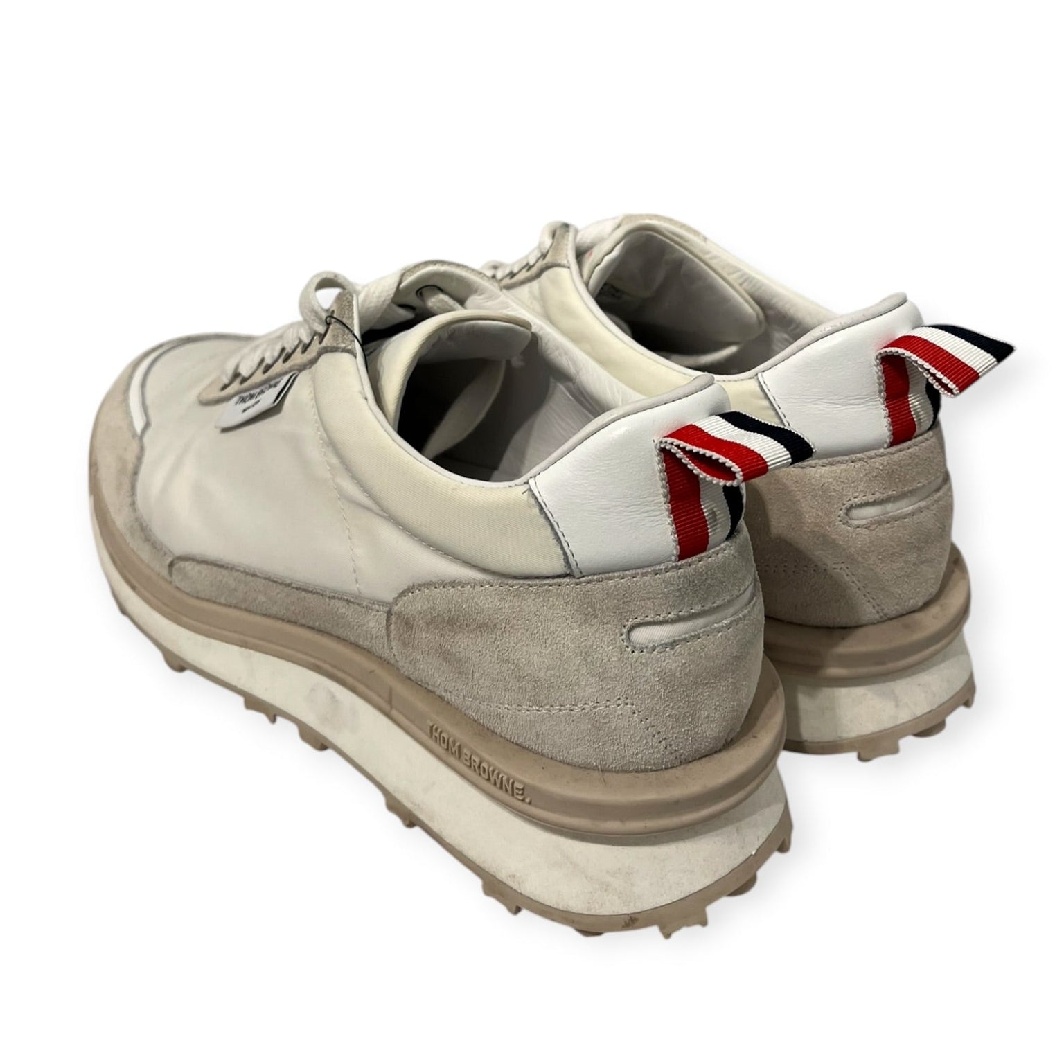 THOM BROWNE. NEW YORK/Low-Sneakers/US 7/WHT/ALUMNI ECO SNEAKERS THOMBROWNE view 2