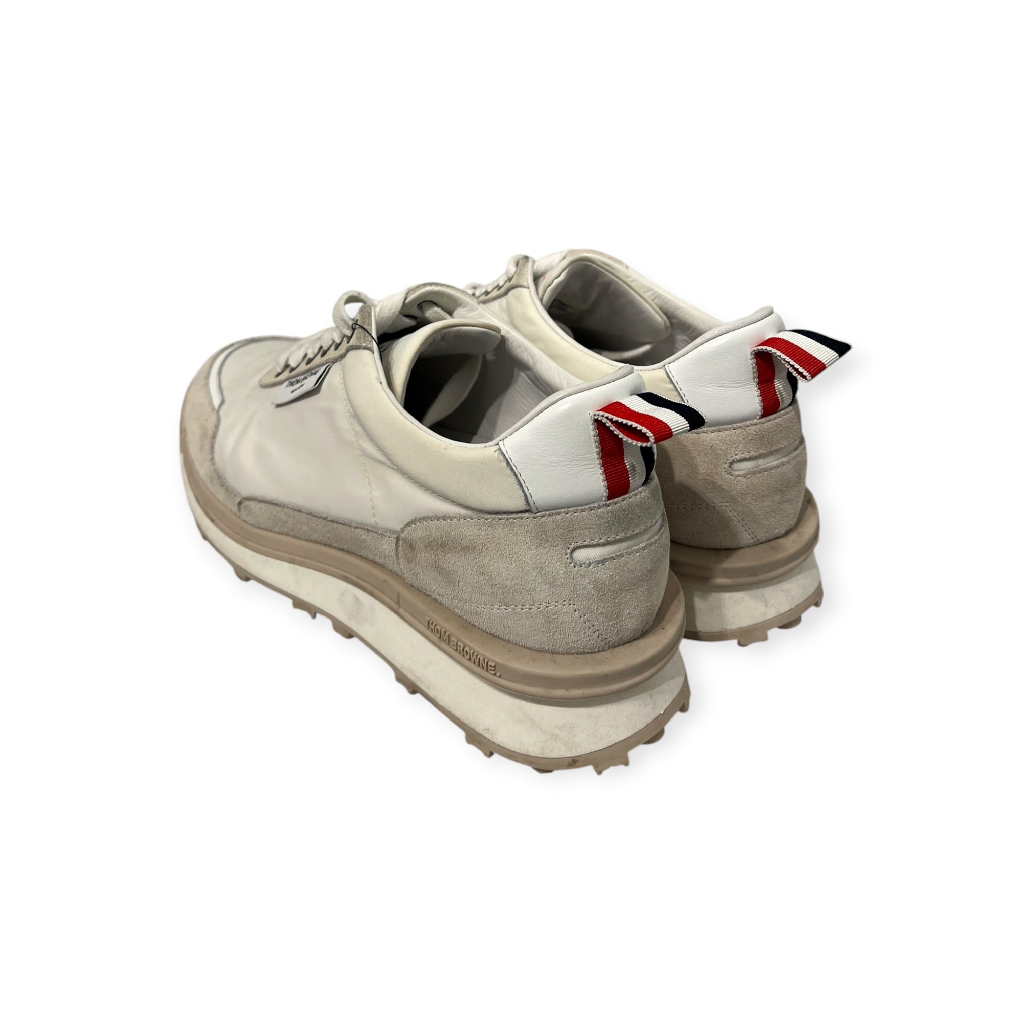 THOM BROWNE. NEW YORK/Low-Sneakers/US 7/WHT/ALUMNI ECO SNEAKERS THOMBROWNE view 3