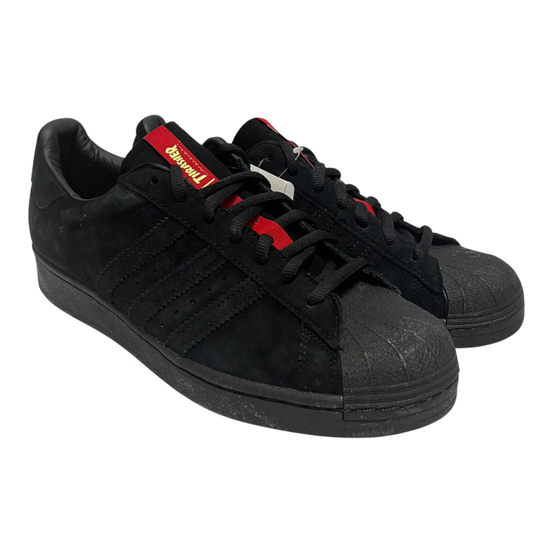 adidas/Low-Sneakers/US 10/Suede/BLK/Superstar ADV x Thrasher