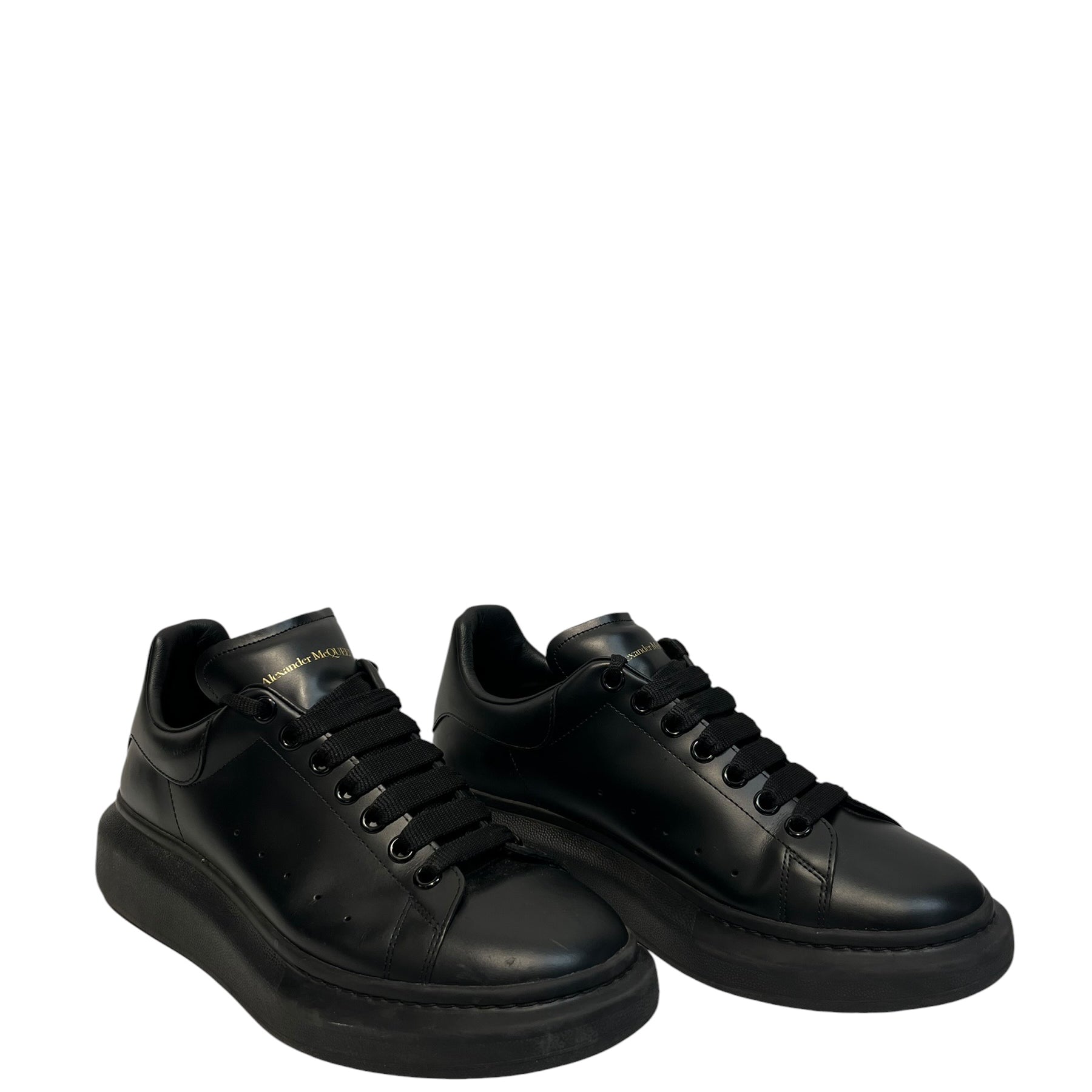 Alexander McQueen/Low-Sneakers/EU 43.5/Leather/BLK/TRAINERS