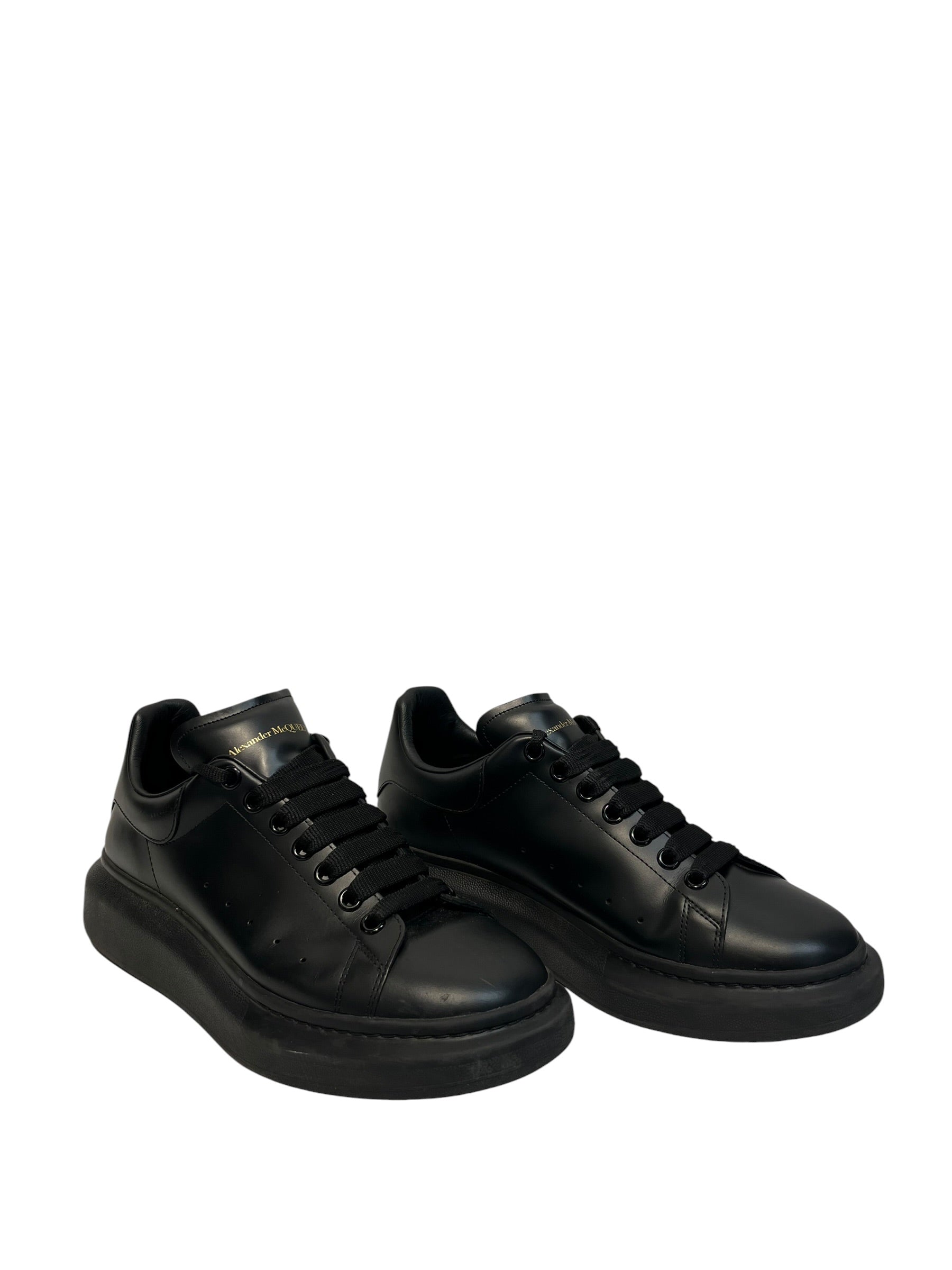 Alexander McQueen/Low-Sneakers/EU 43.5/Leather/BLK/TRAINERS view 1