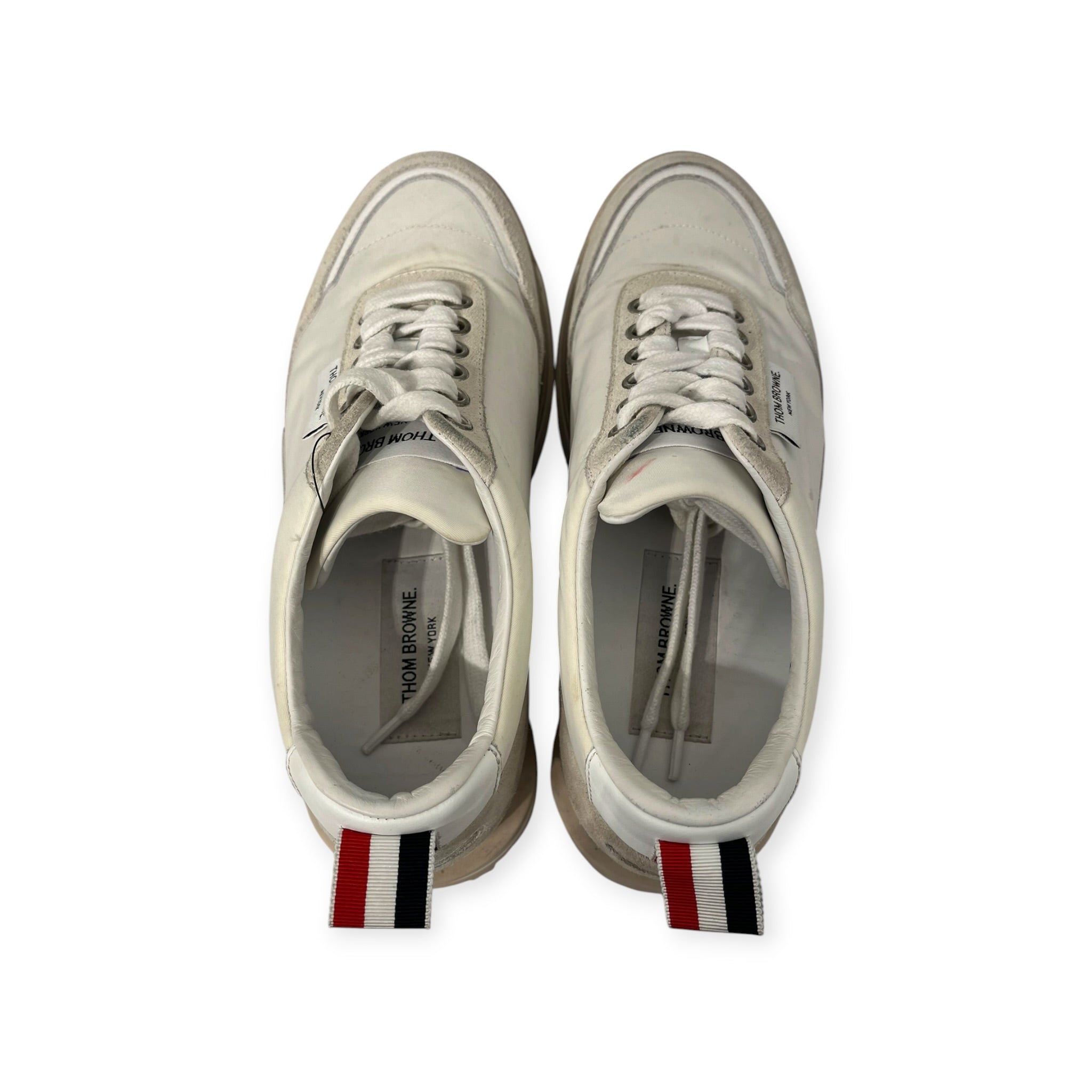 THOM BROWNE. NEW YORK/Low-Sneakers/US 7/WHT/ALUMNI ECO SNEAKERS THOMBROWNE view 5