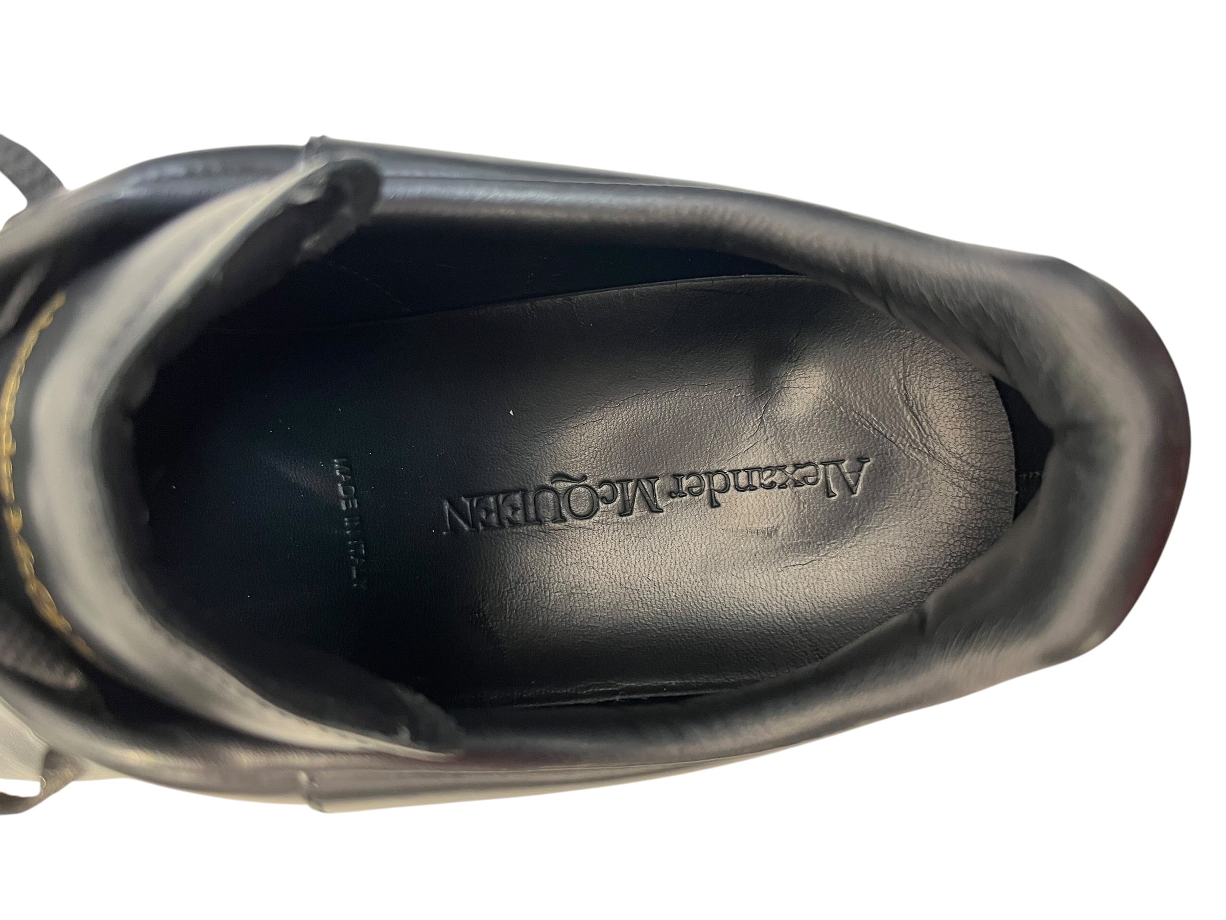 Alexander McQueen/Low-Sneakers/EU 43.5/Leather/BLK/TRAINERS view 3