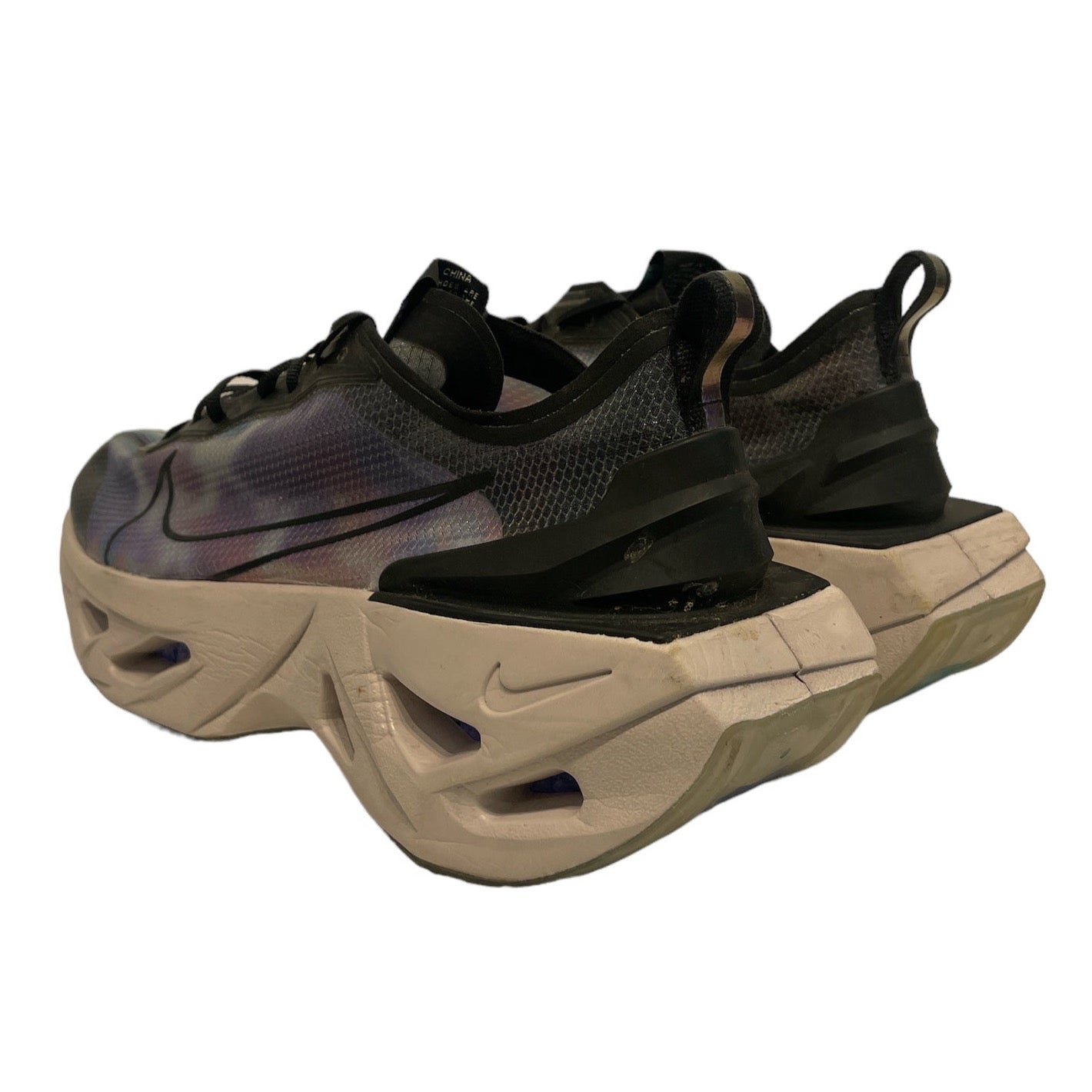 NIKE/Low-Sneakers/US 8.5/Leather/BLK/tie dye platform sneaker view 2